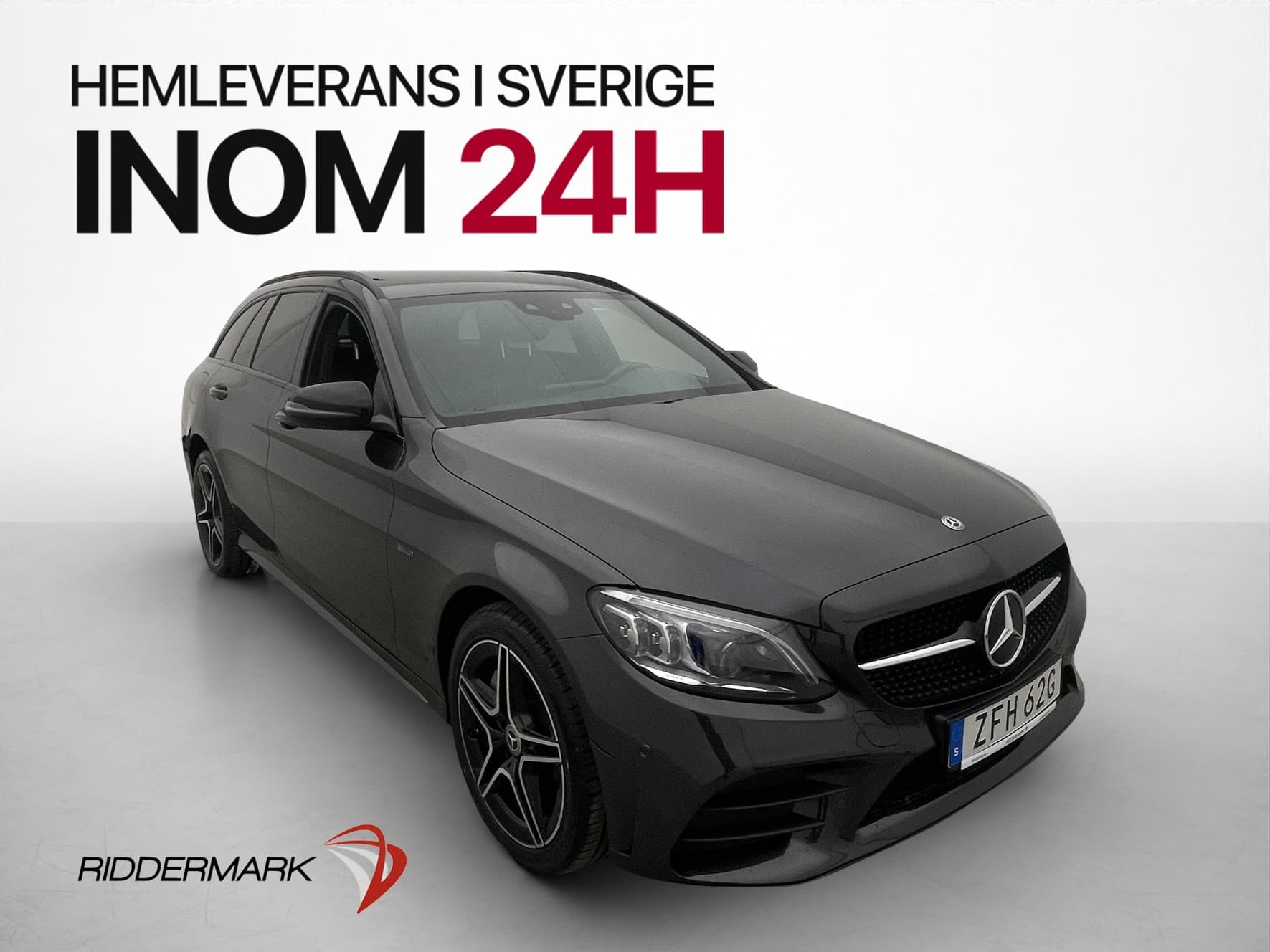 Mercedes-Benz C300 T de 306hk AMG Night Drag Värmare Kamera