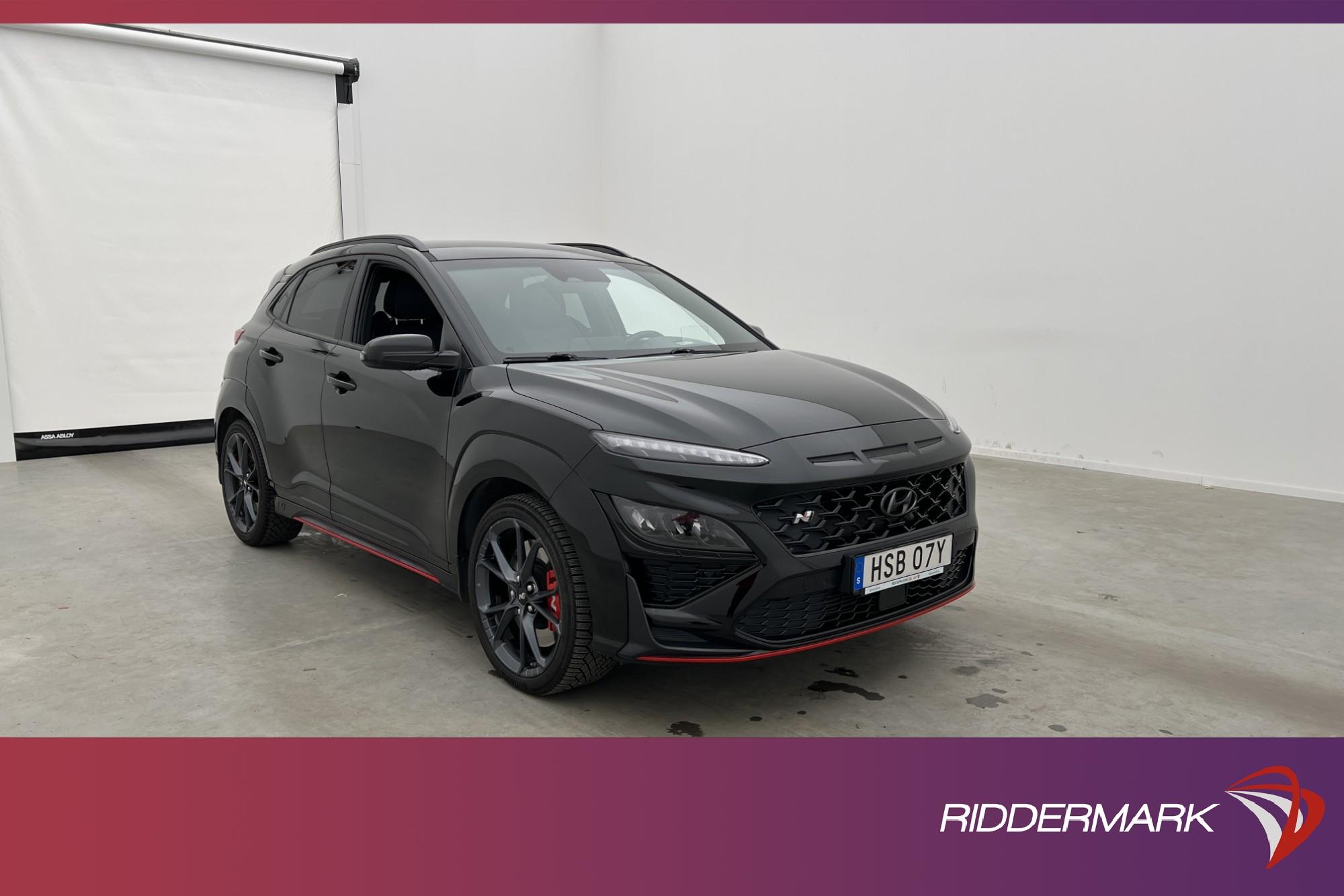 Hyundai Kona N 280hk Cockpit Kamera Krell Navi HUD Elstolar