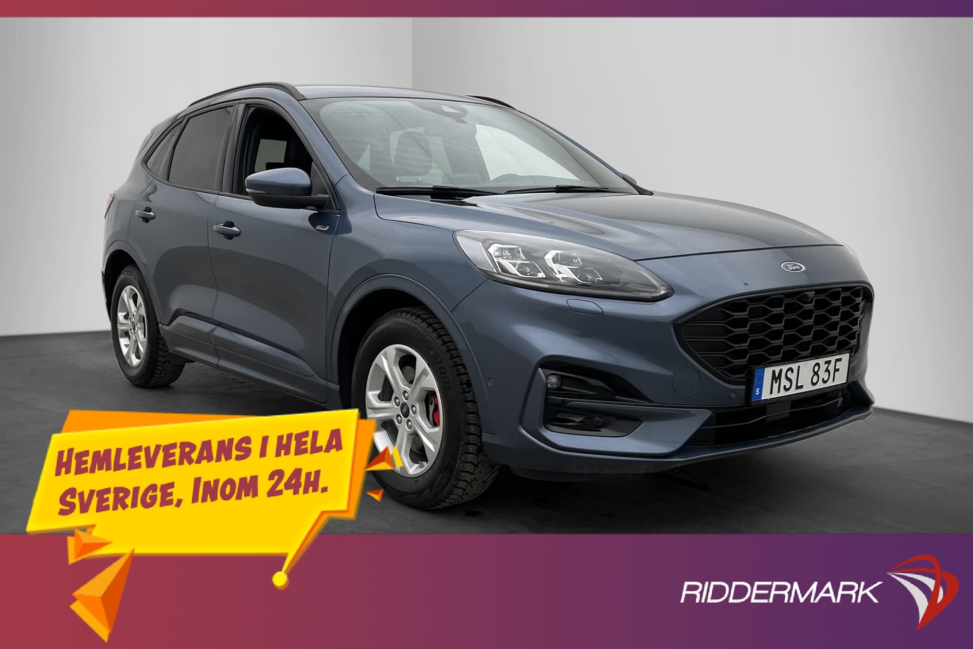 Ford Kuga Plug-in 225hk ST-Line B&O Kamera Rattvärme Navi