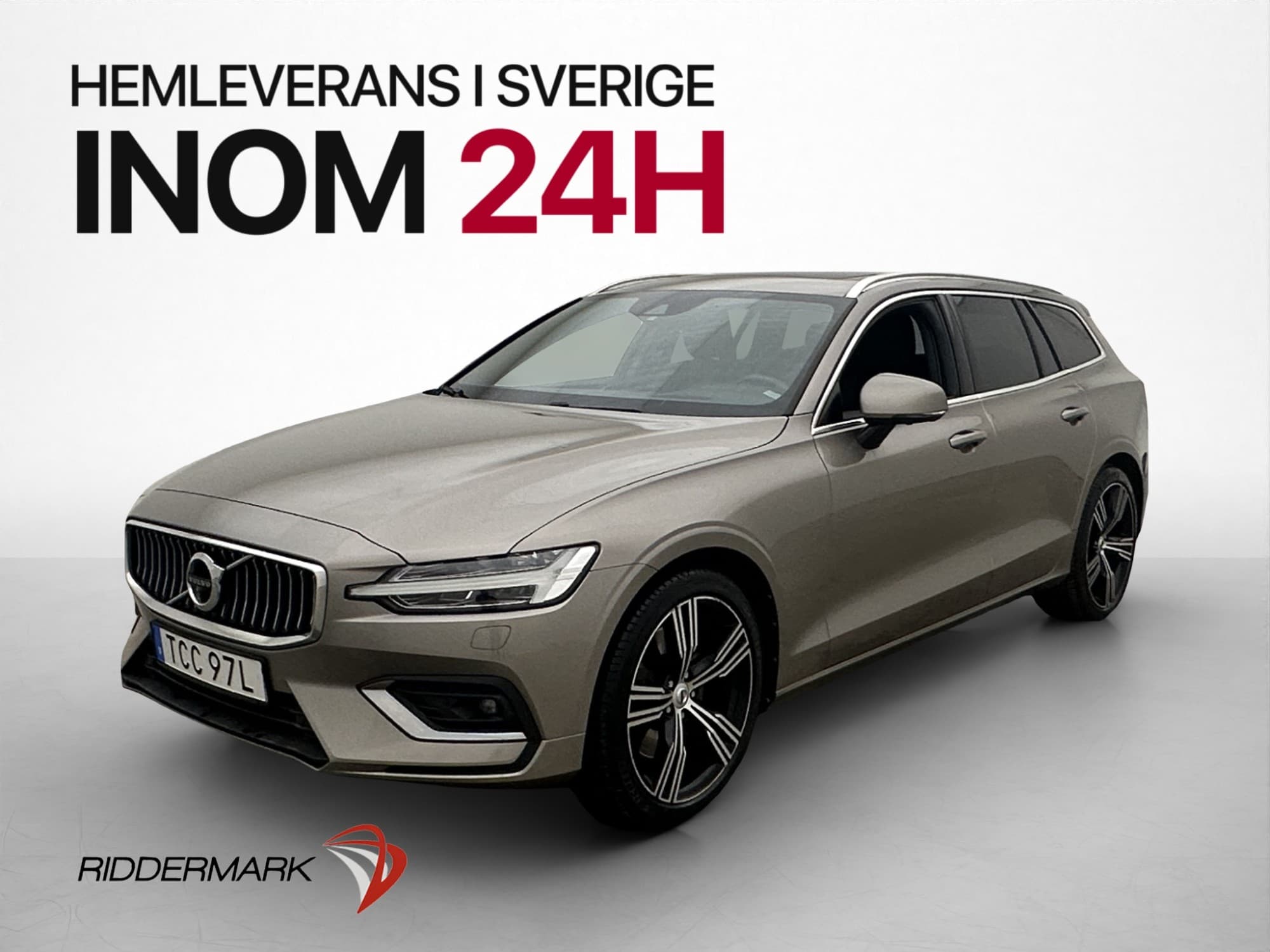 Volvo V60 T5 Inscription HUD Pano H/K Läder Värmare 360° Nav