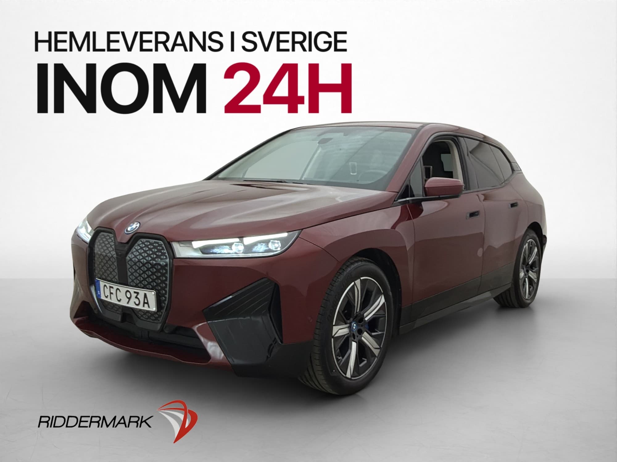 BMW iX xDrive50 Sport MOMS Skinn 360° Luft H/K CarPlay Drag