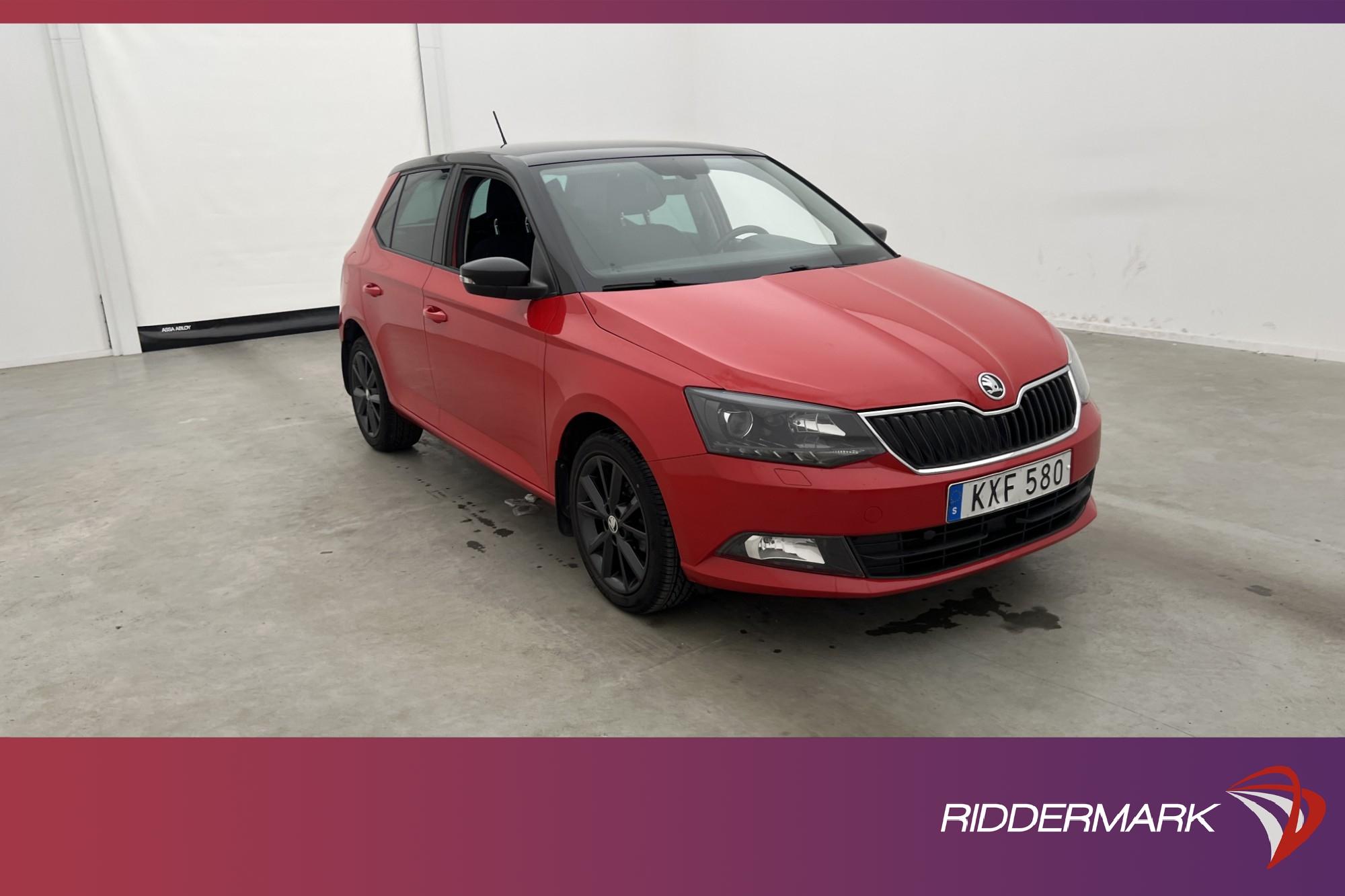 Skoda Fabia 1.2 TSI 90hk Style Värmare Sensorer Keyless