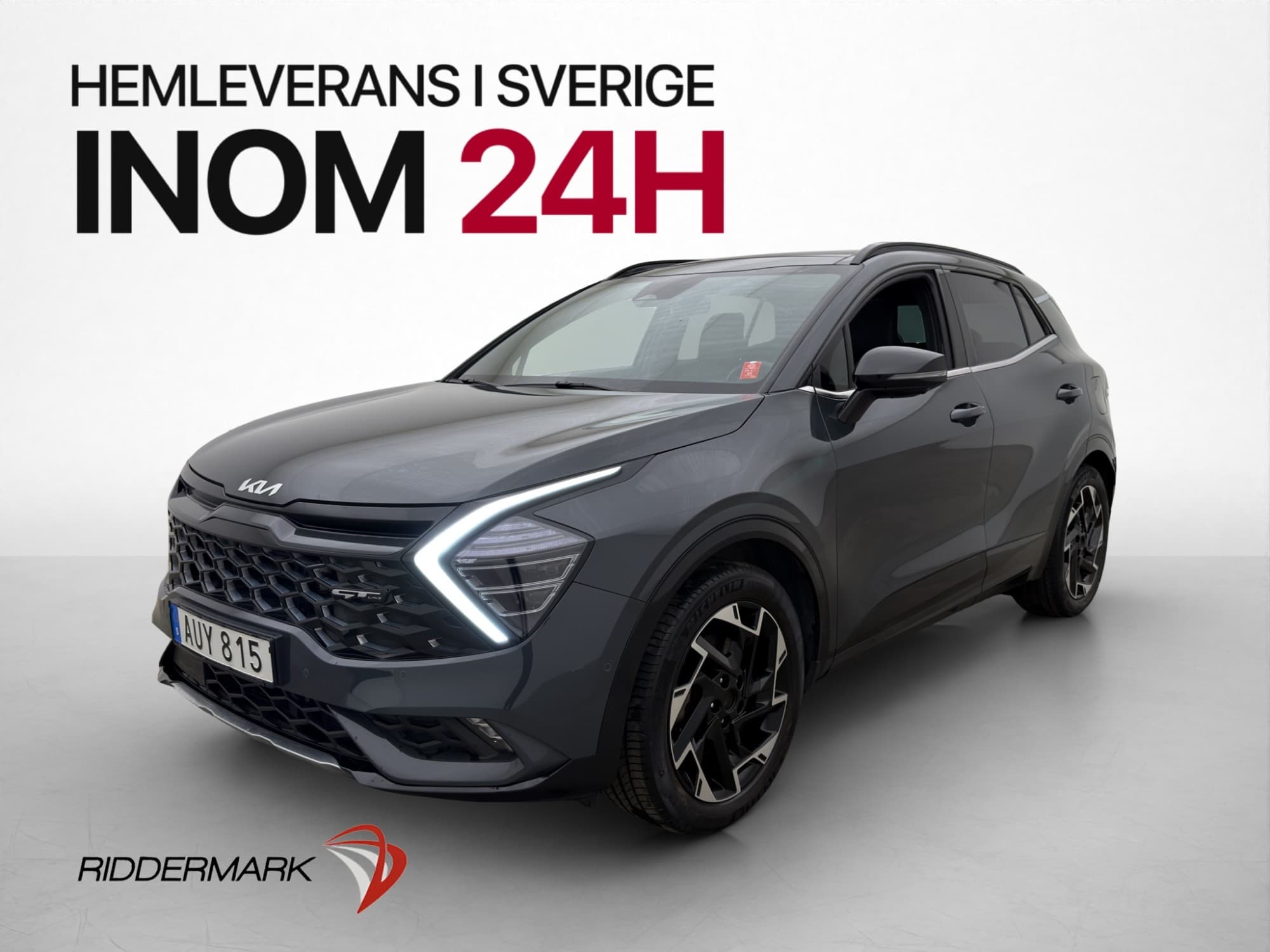 Kia Sportage PHEV AWD 265hk GT-Line Pano H/K Drag 360° MOMS