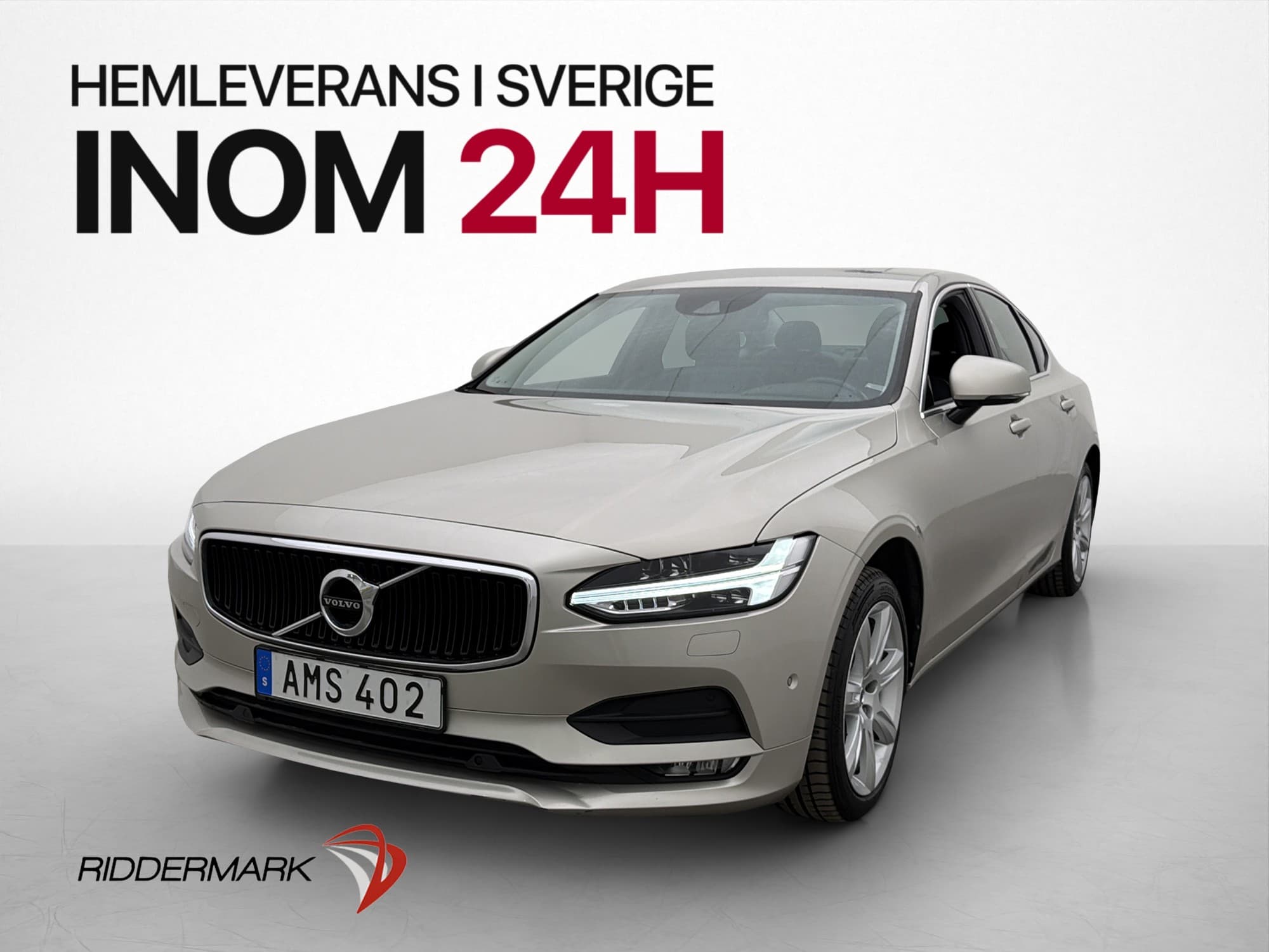 Volvo S90 D4 190hk AWD Momentum Plus VOC Värmare 4-Zon Drag
