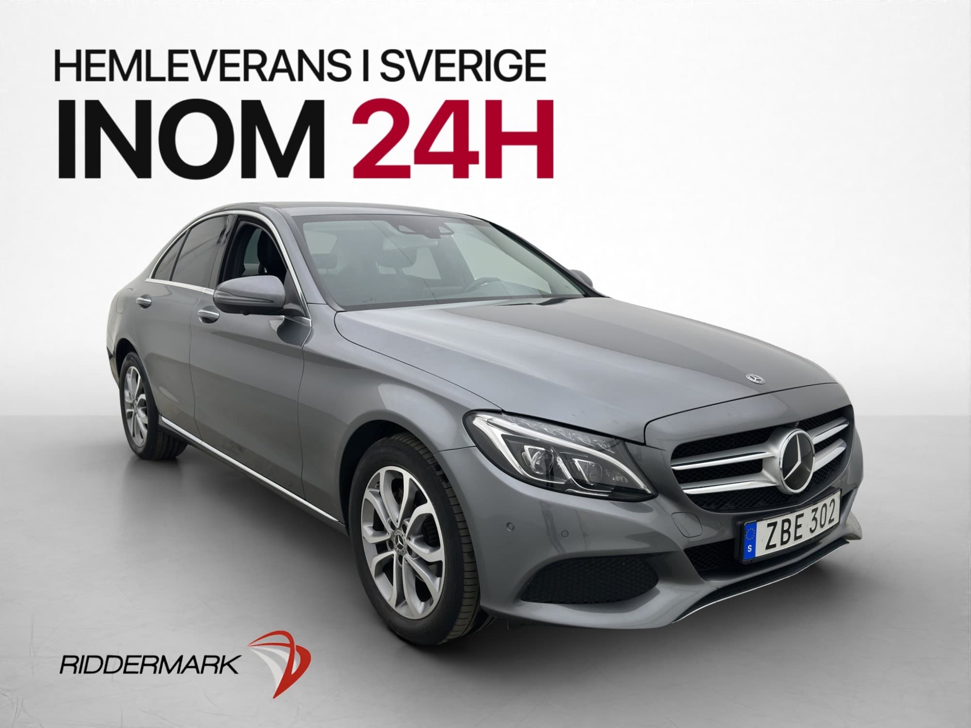 Mercedes-Benz C 200 4M 184hk 360° Drag Halvskinn Navi