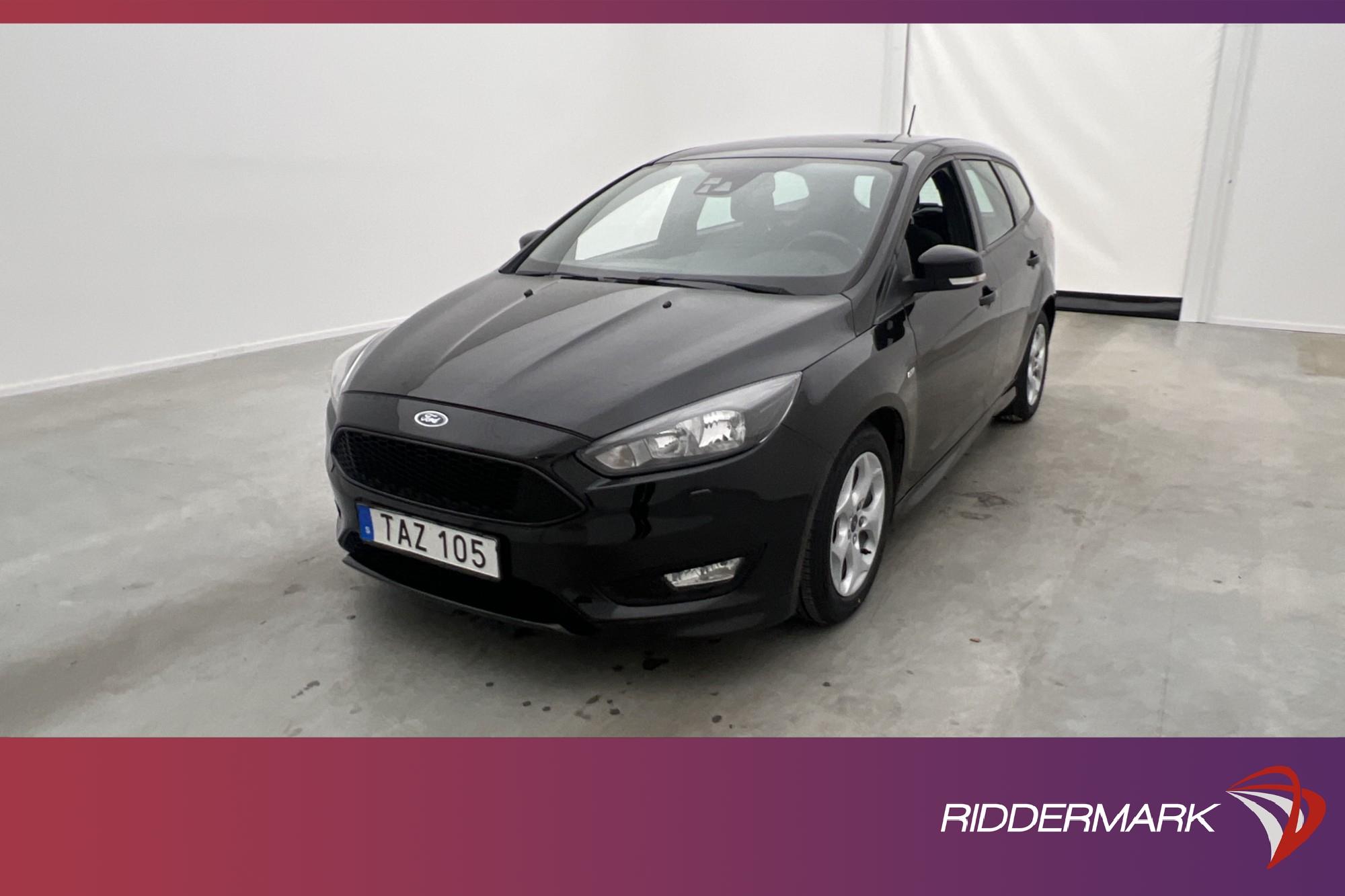 Ford Focus Kombi EcoBoost 125hk ST-Line Kamera Keyless Drag