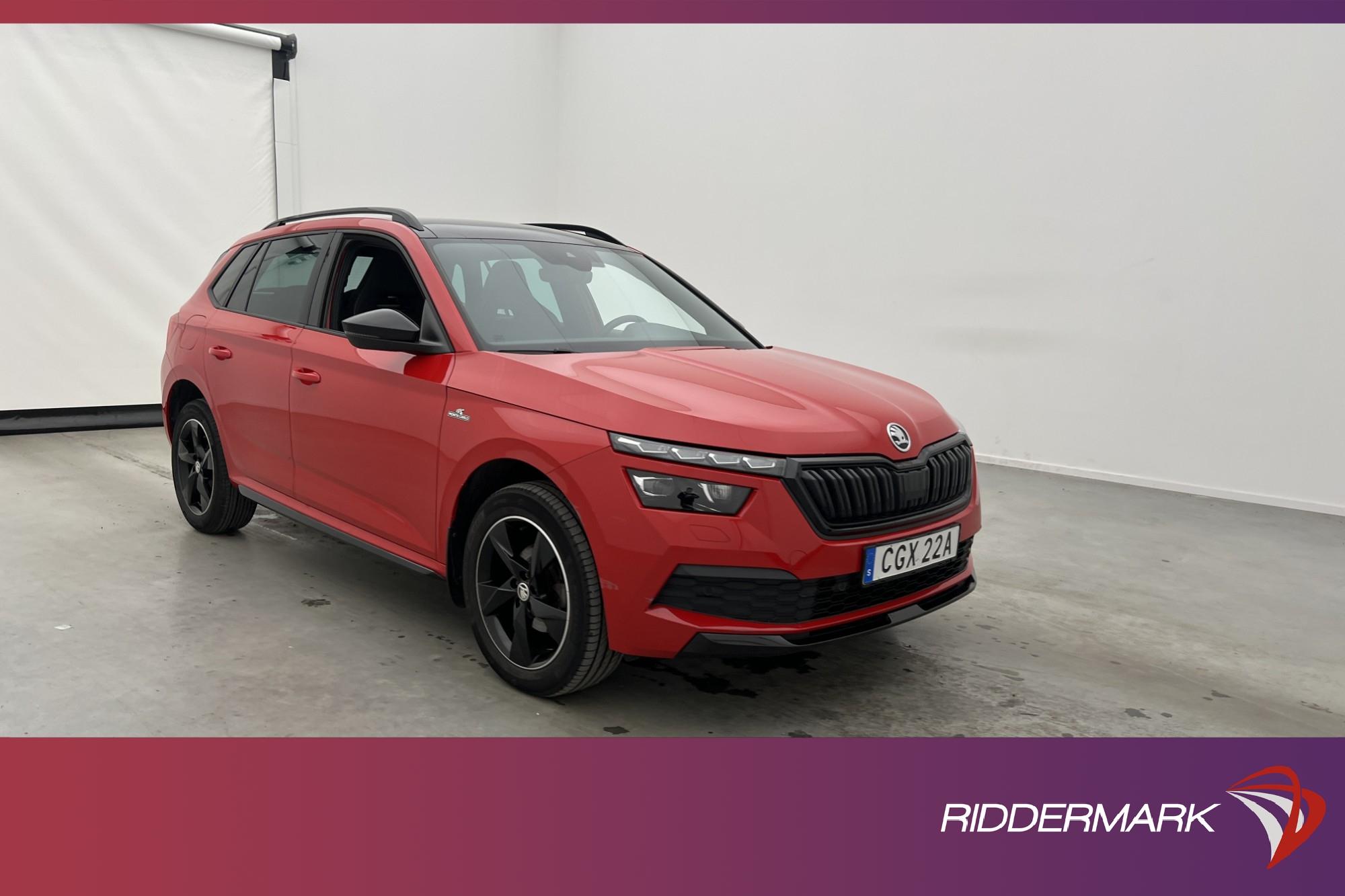 Skoda Kamiq 1.0 TSI 115hk Monte Carlo Pano Sensorer CarPlay