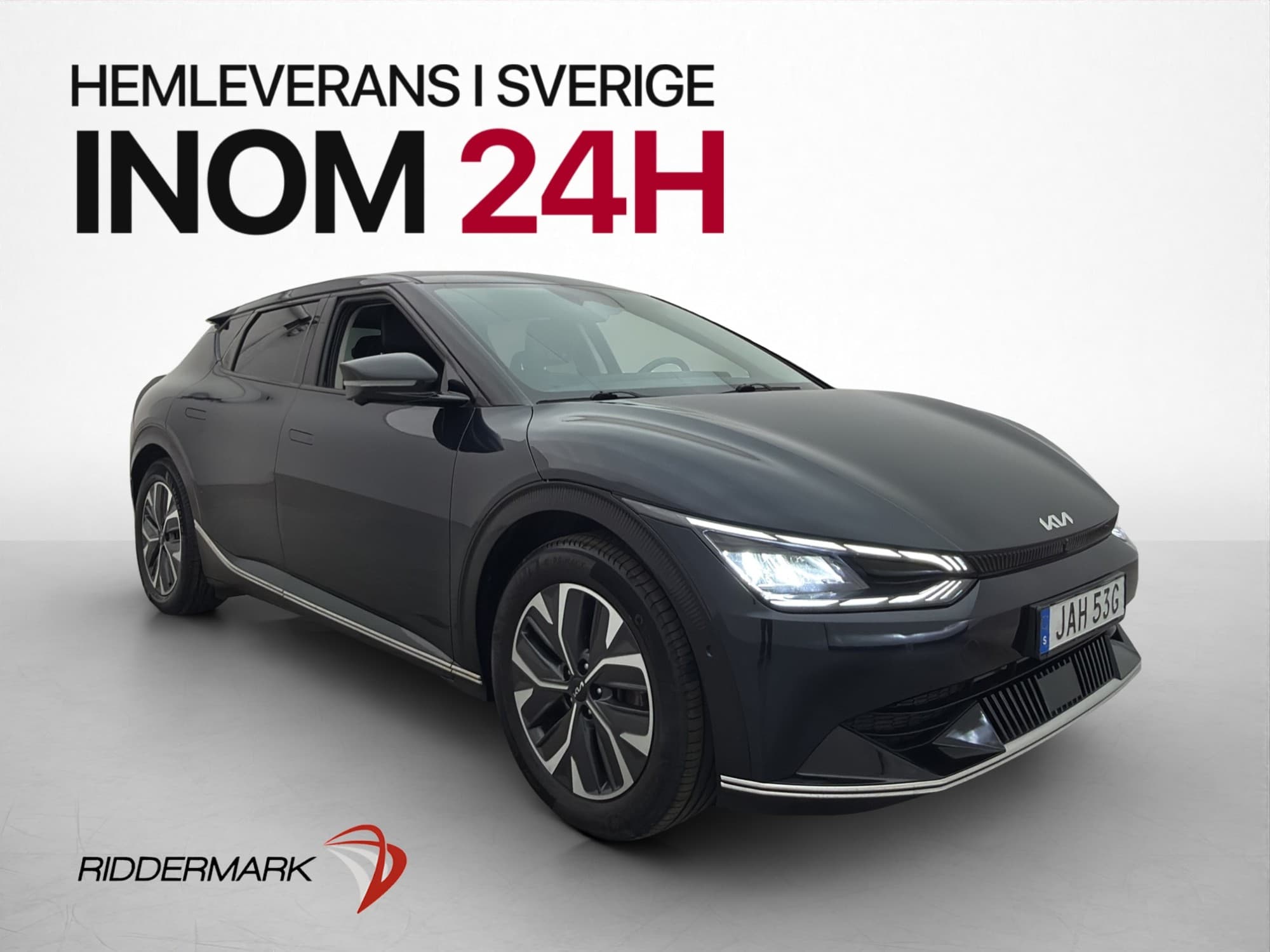 Kia EV6 77.4 kWh AWD 325hk Dragkrok Värmare 360° CarPlay