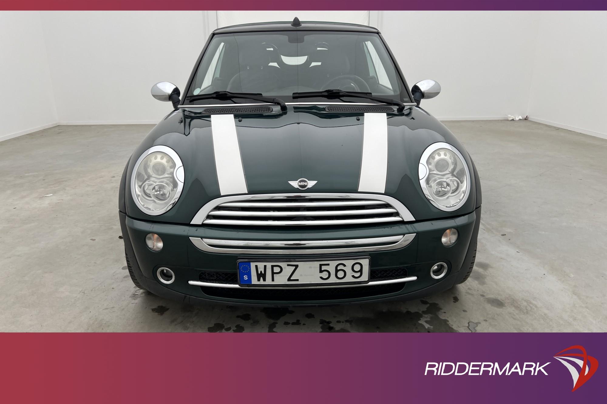 MINI Cooper Cabriolet 116hk Två-Brukare H/K Skinn Sensorer