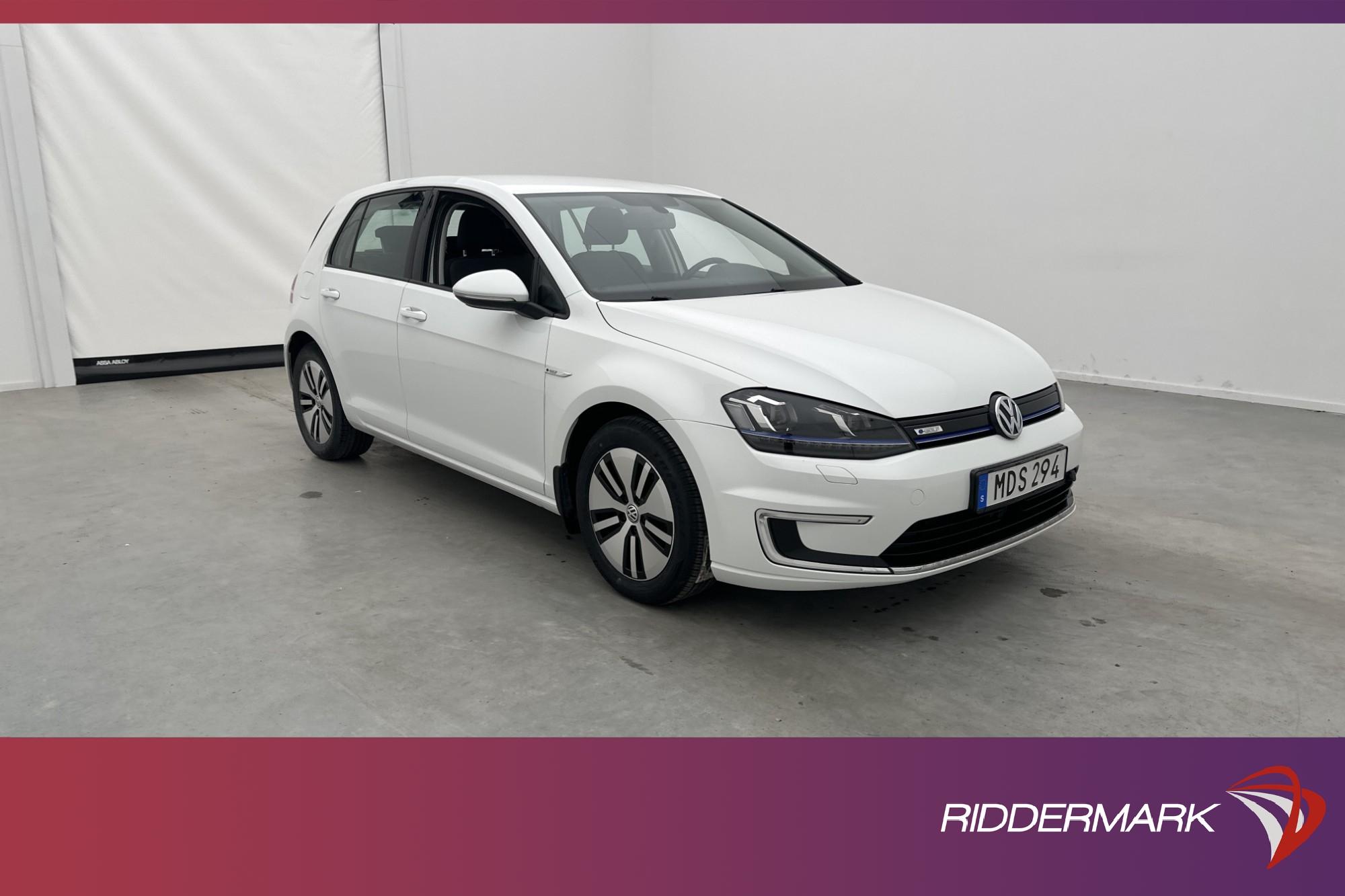 Volkswagen E-Golf 24.2 kWh 115hk Navi Värmare CarPlay