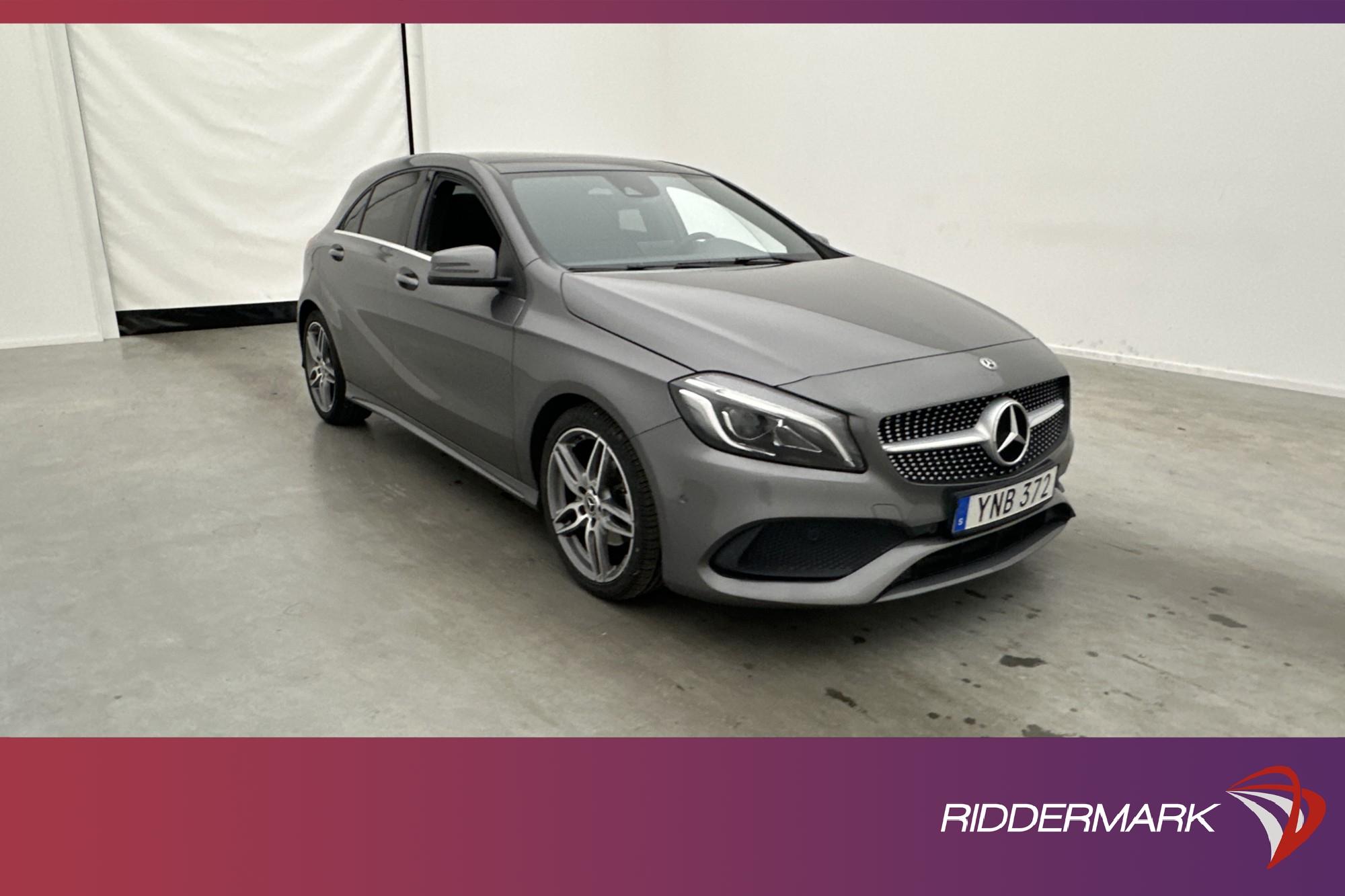 Mercedes-Benz A 180 122hk AMG Pano Kamera CarPlay Halvskinn