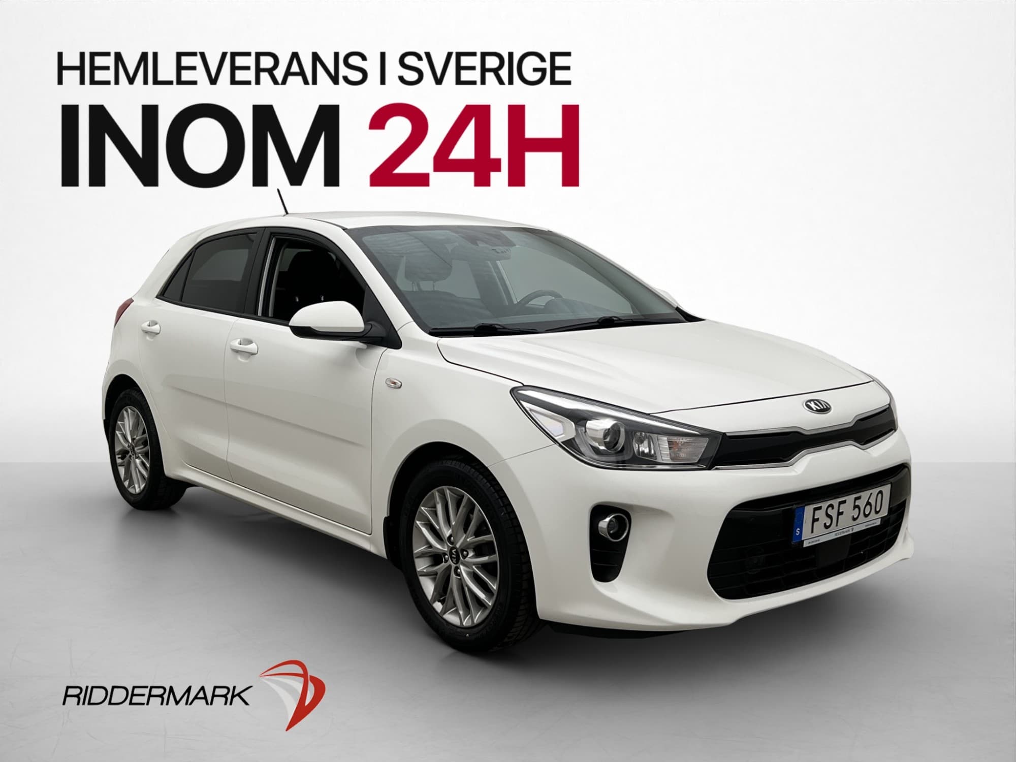 Kia Rio 1.2 CVVT 84hk GLS Kamera Rattvärme CarPlay