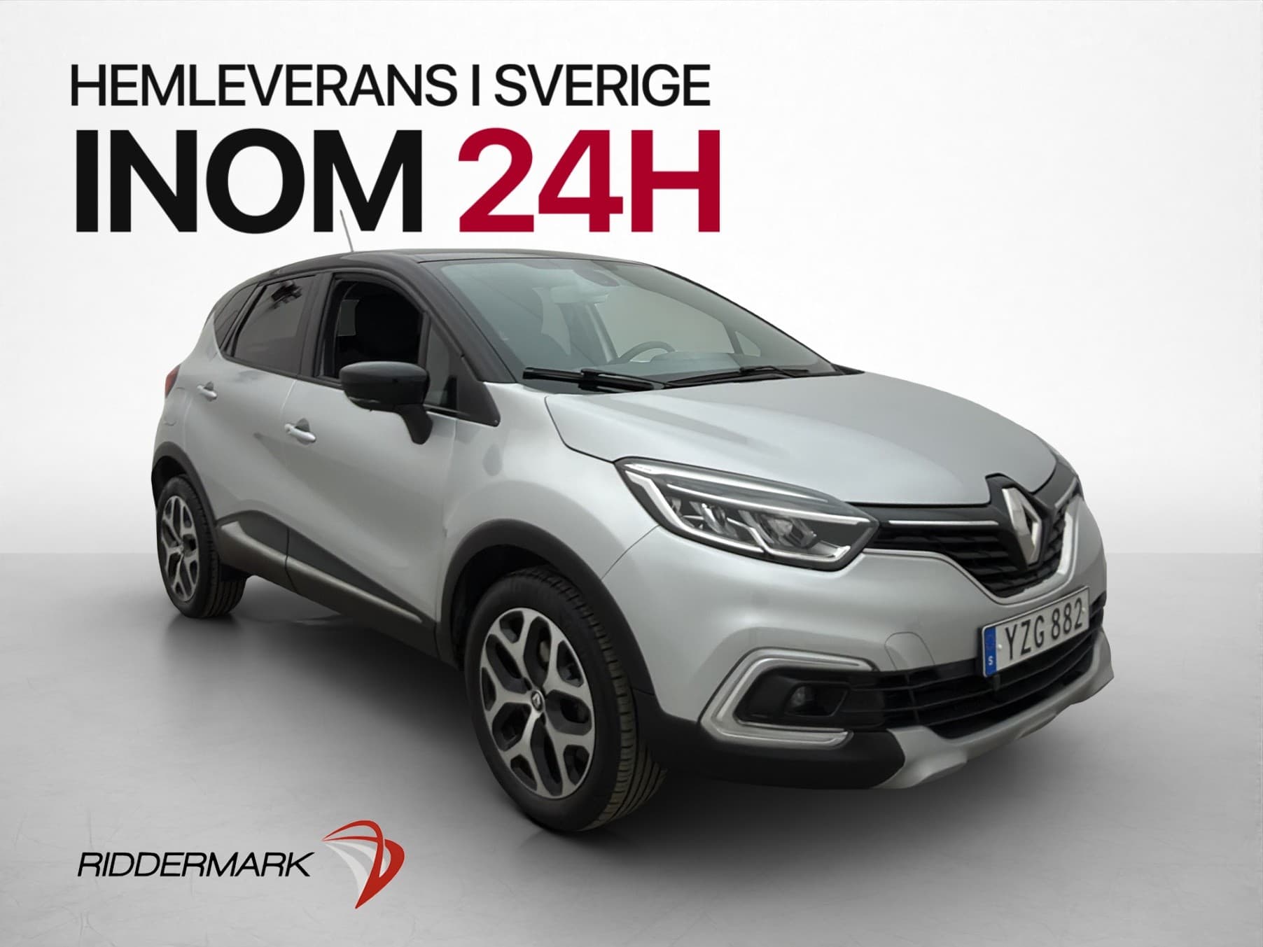 Renault Captur 1.2 TCe 118hk Kamera Navi Sensorer M&K-Värm