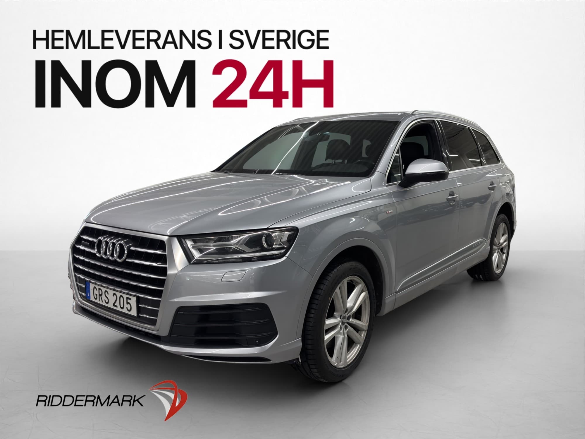 Audi Q7 TDI Q 272hk S-Line 7 Sits Värmare Cockpit Bose Navi