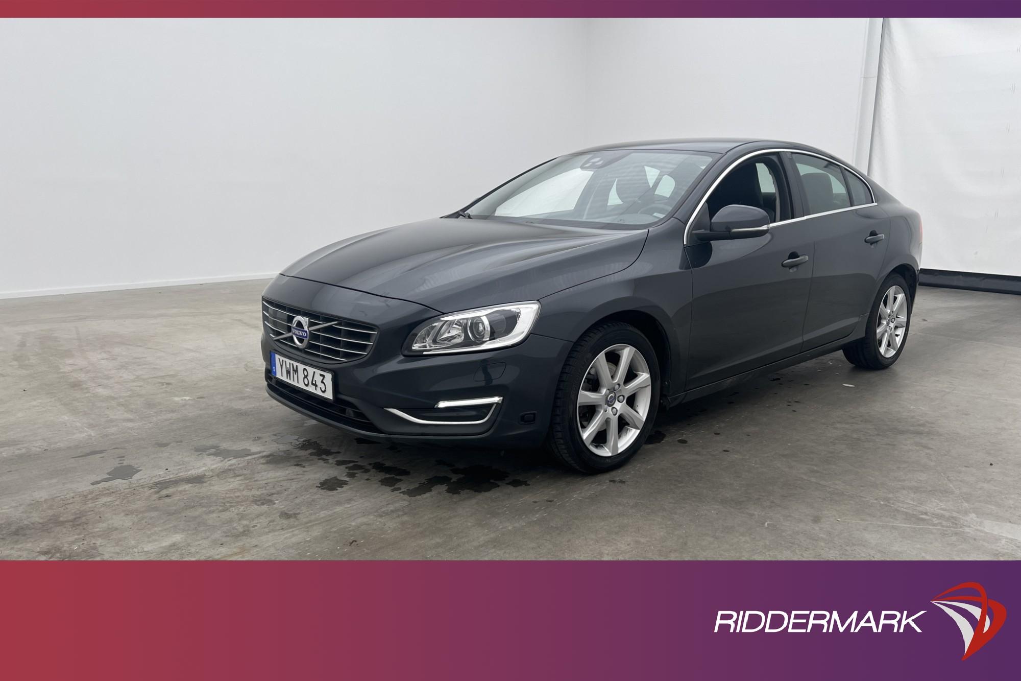 Volvo S60 D3 Momentum VOC Värmare Dragkrok Kamera Rattvärme