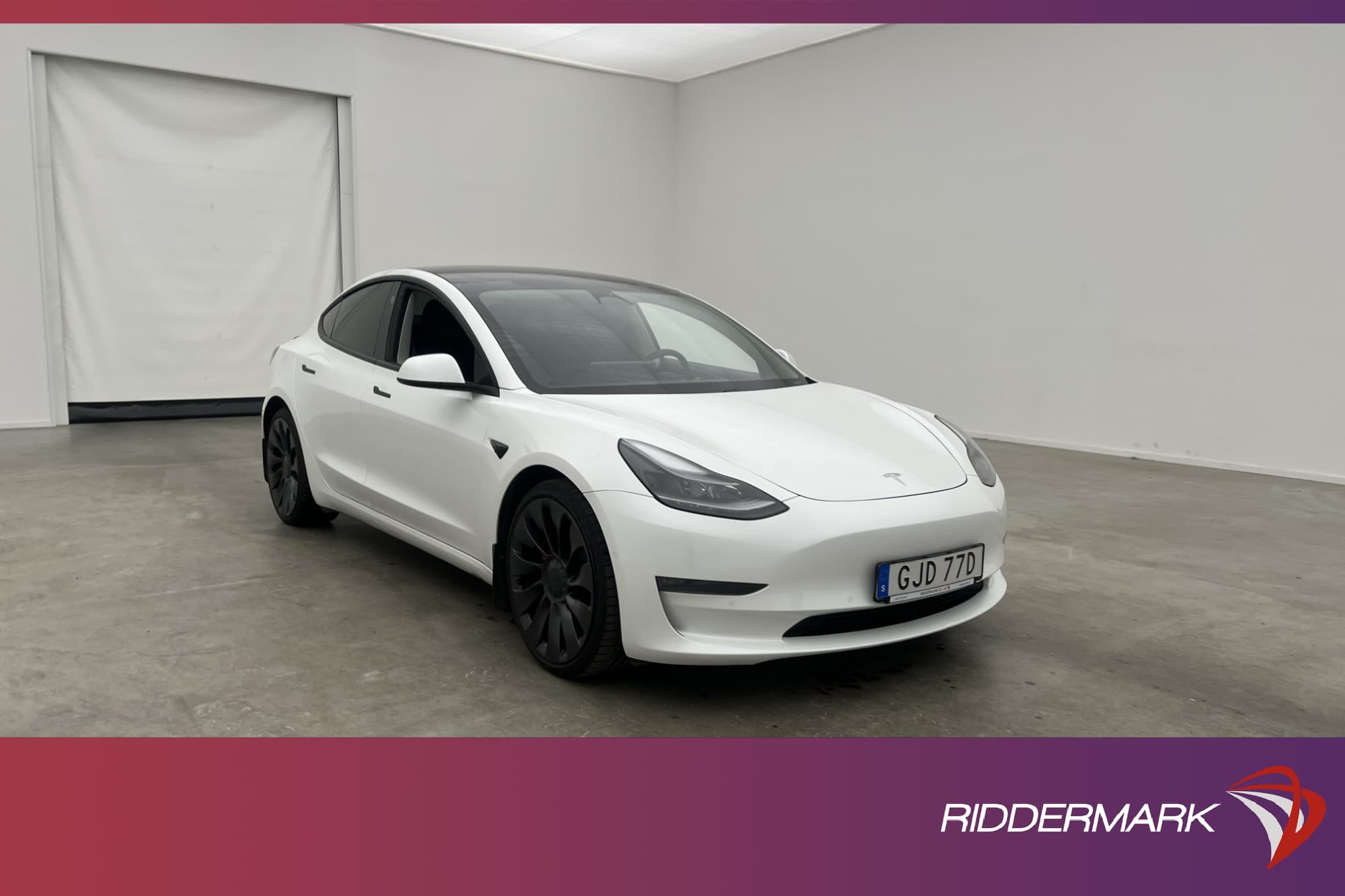 Tesla Model 3 Performance Uppgraderad Autopilot Svensksåld