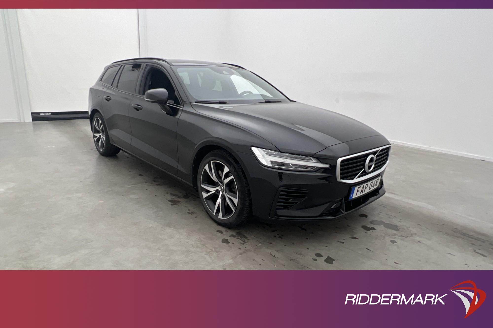 Volvo V60 Recharge T6 AWD R-Design VOC Värm H/K Skinn Drag