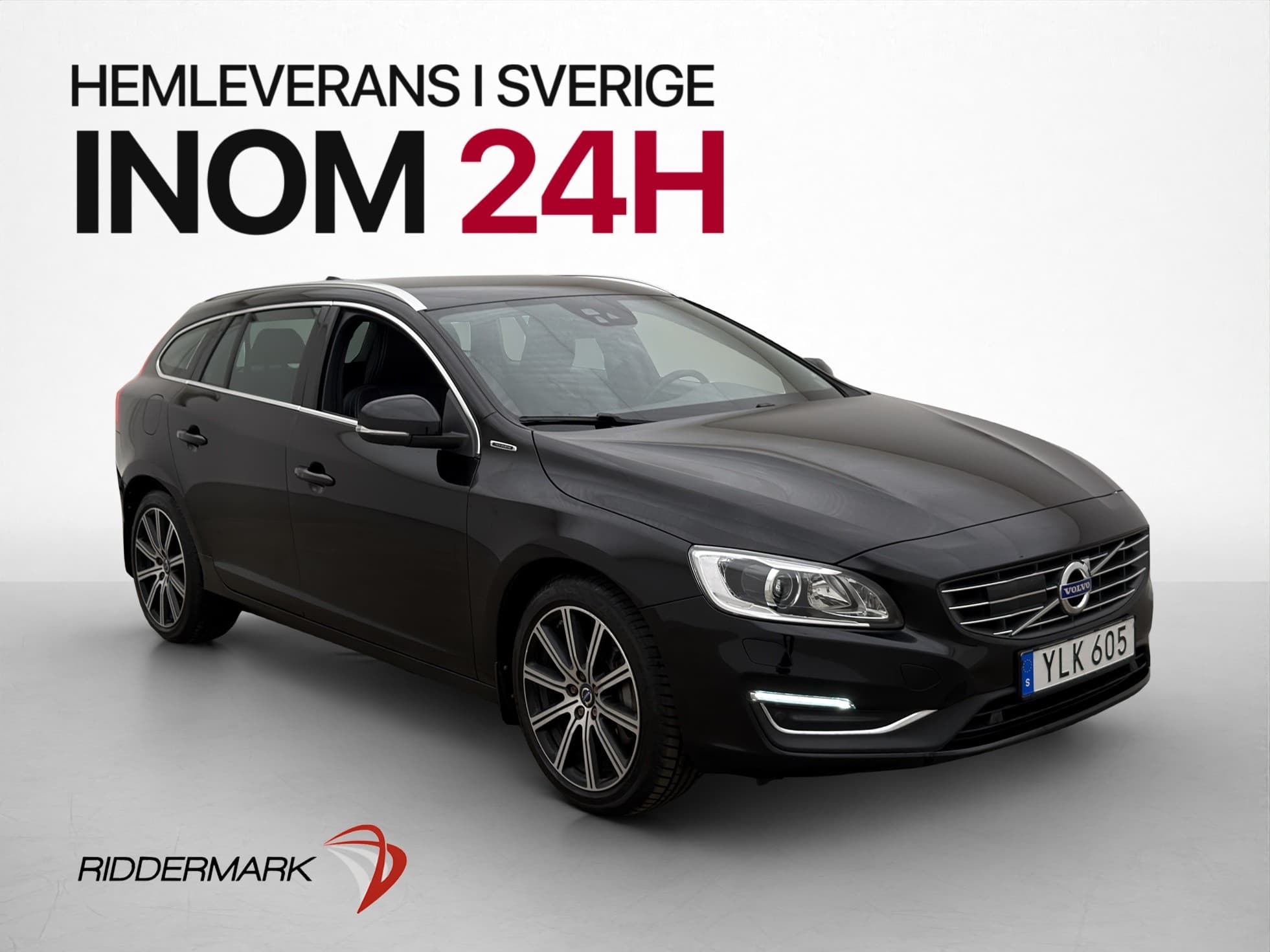 Volvo V60 D5 Plug-in Hybrid Summum Skinn Navi Värmare