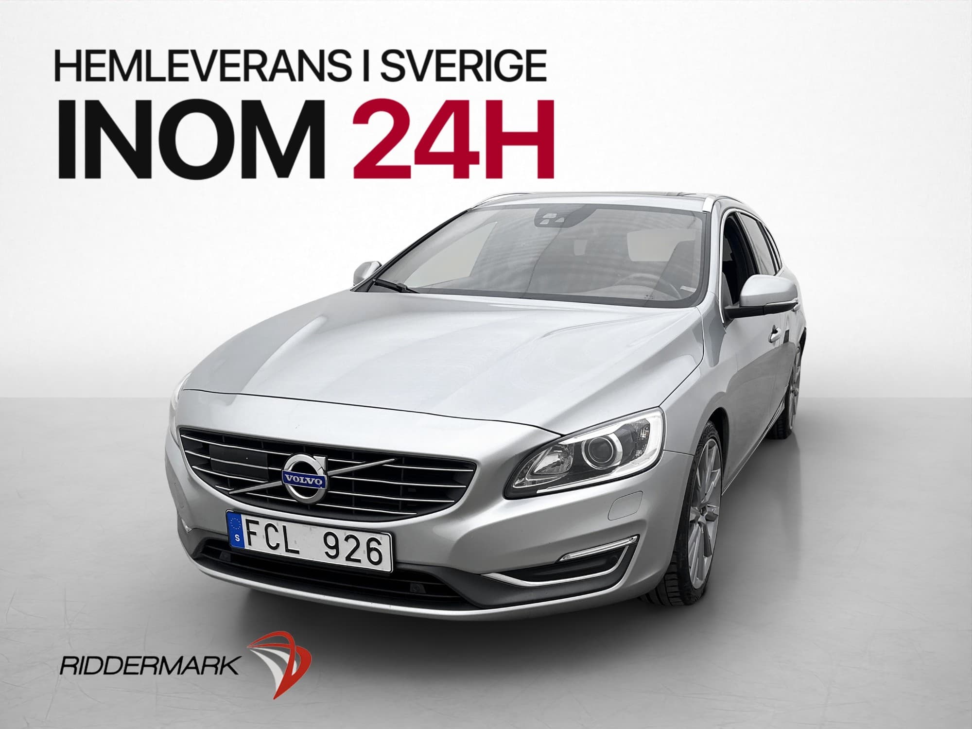 Volvo V60 Polestar T6 AWD 329hk Taklucka Värmare Skinn Drag