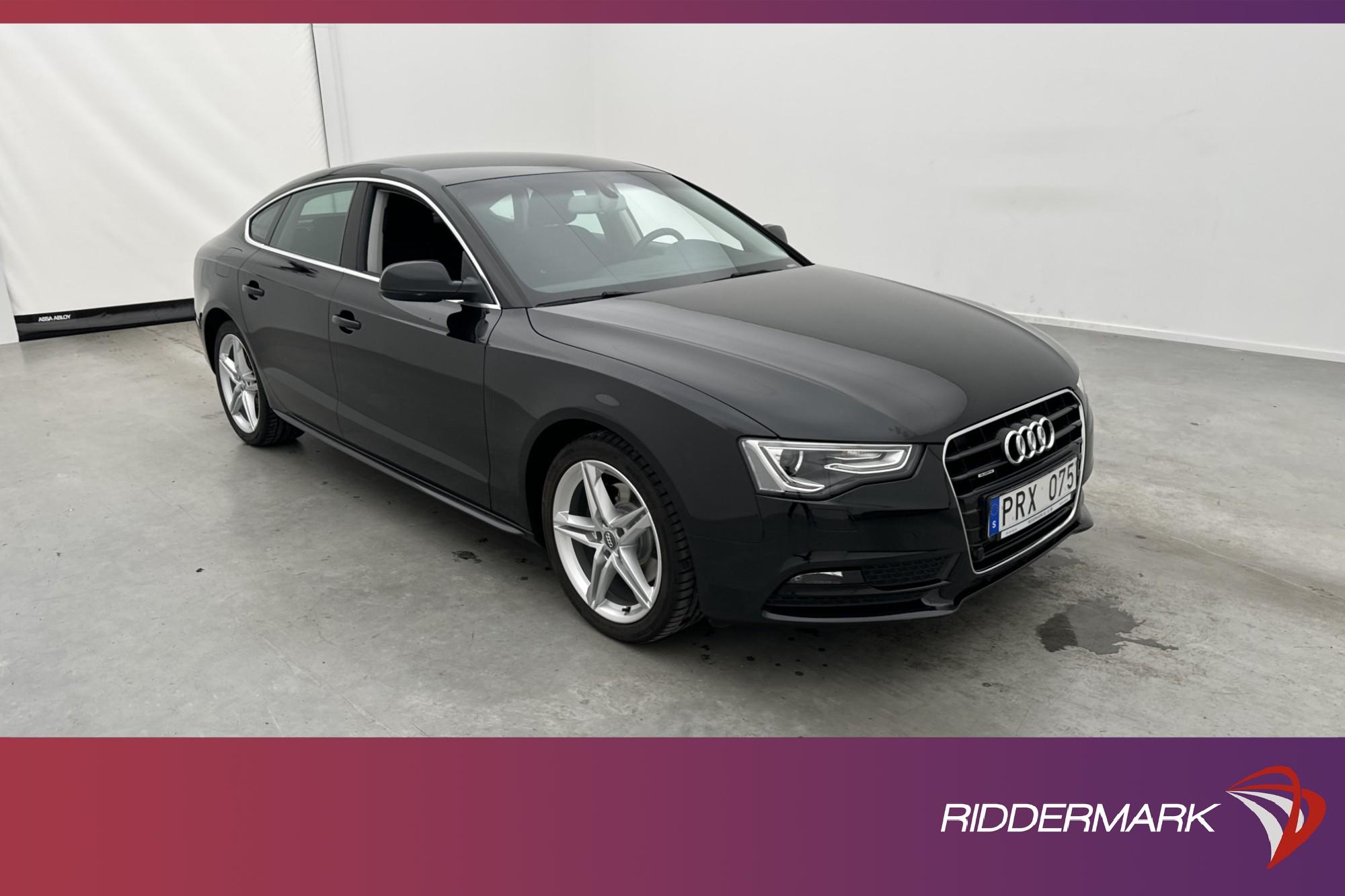 Audi A5 Sportback 2.0 TDI Quattro Comfort Sensorer Dragkrok