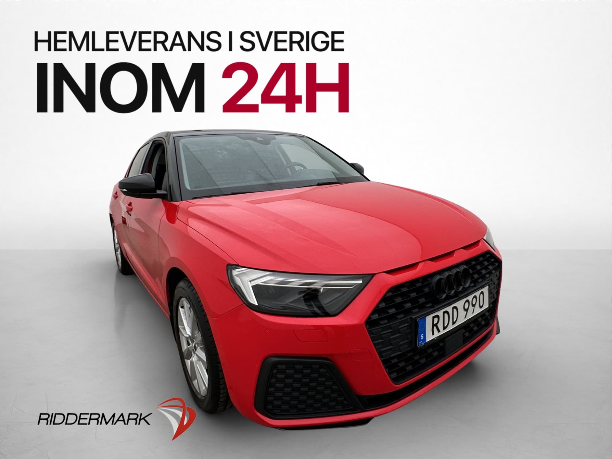 Audi A1 SB 30 TFSI 116hk Sensorer CarPlay 360kr Skatt