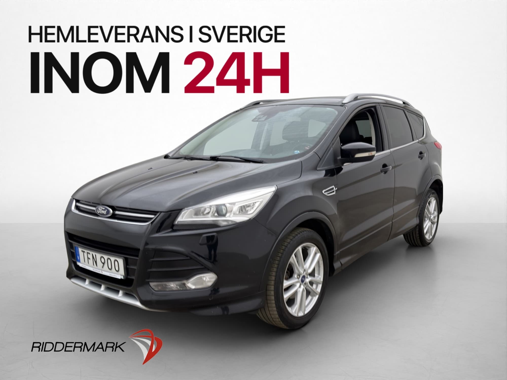 Ford Kuga 1.6 EcoBoost 150hk Titanium Sony Halvskinn Drag