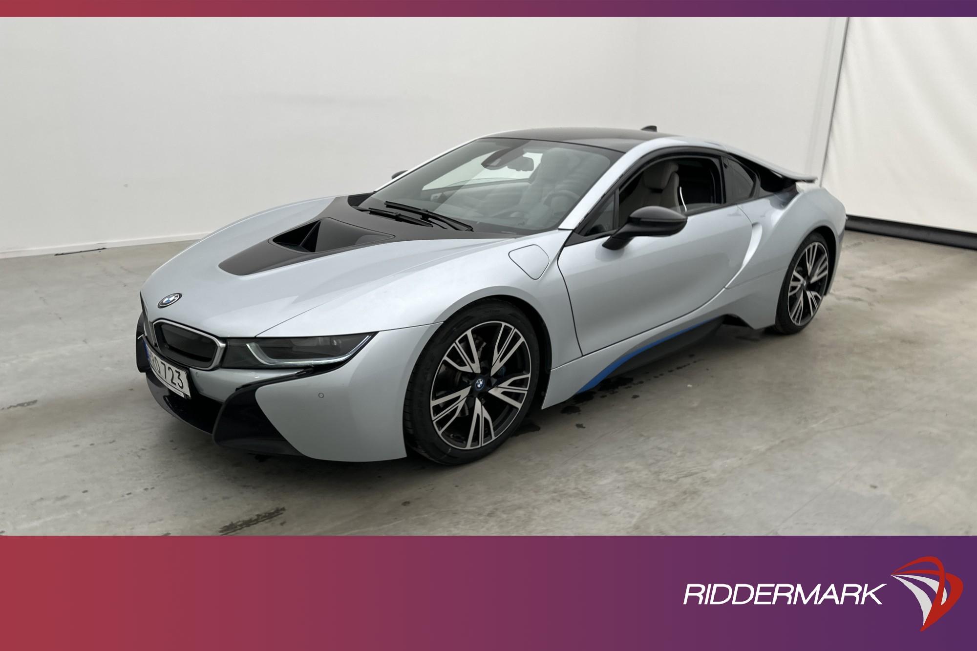 BMW i8 xDrive 362hk H/K HUD 360° Navi Skinn 4,95% RÄNTA