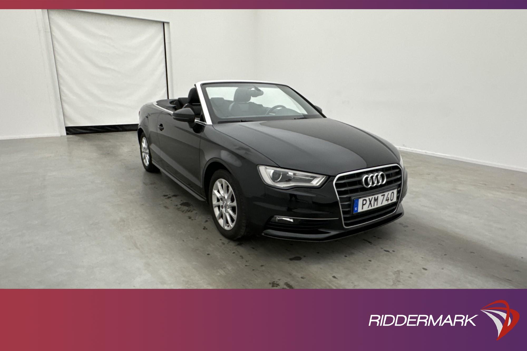 Audi A3 Cabriolet 2.0 TDI 150hk Sport Sensorer 0,46L/mil