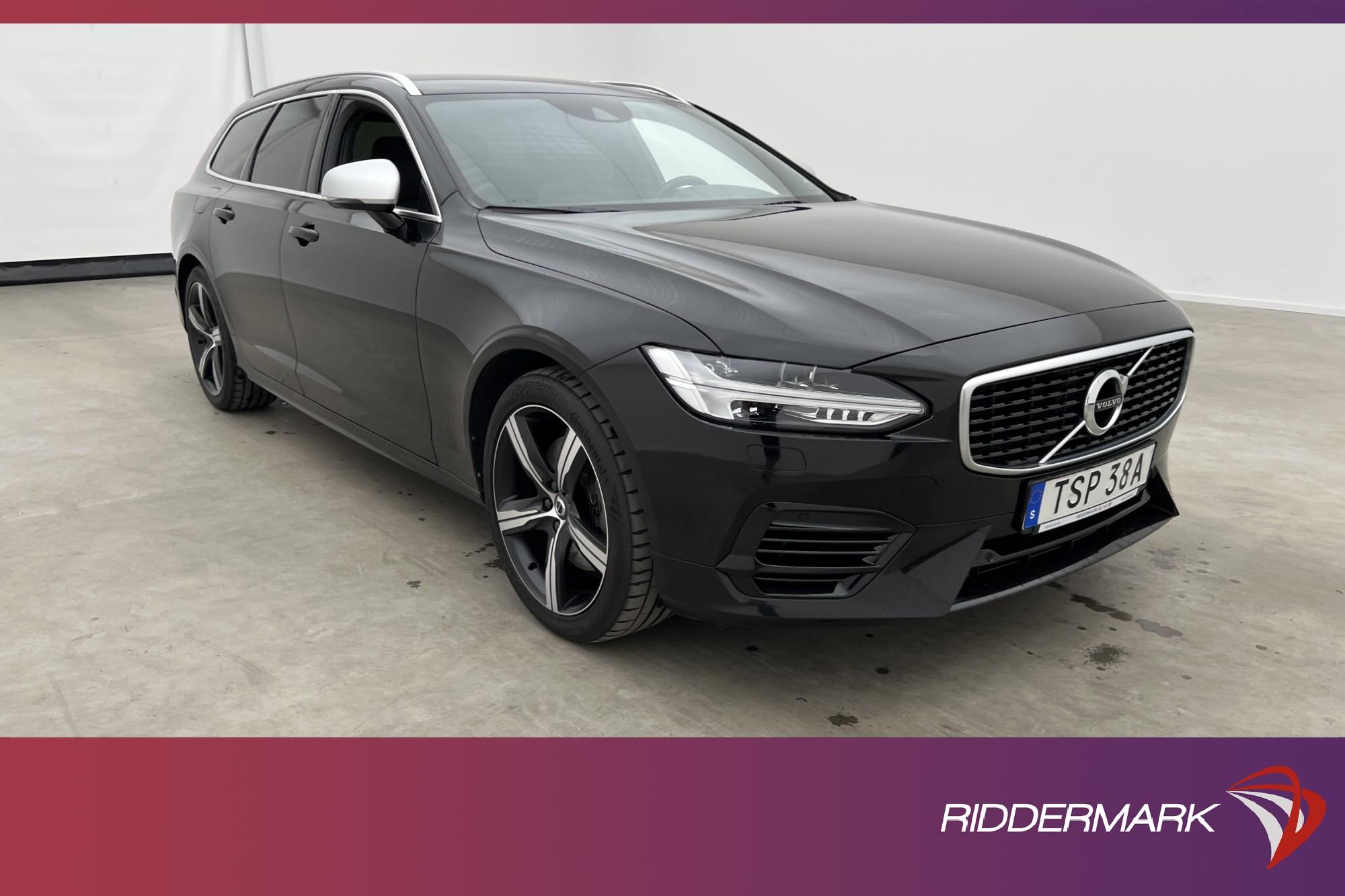 Volvo V90 Recharge T8 AWD 392hk R-Design Kamera HUD H/K