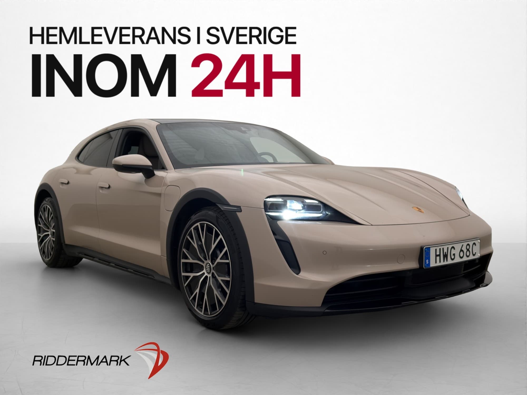 Porsche Taycan 4 Cross Turismo DD Pano BOSE PDLS 14-Vägs