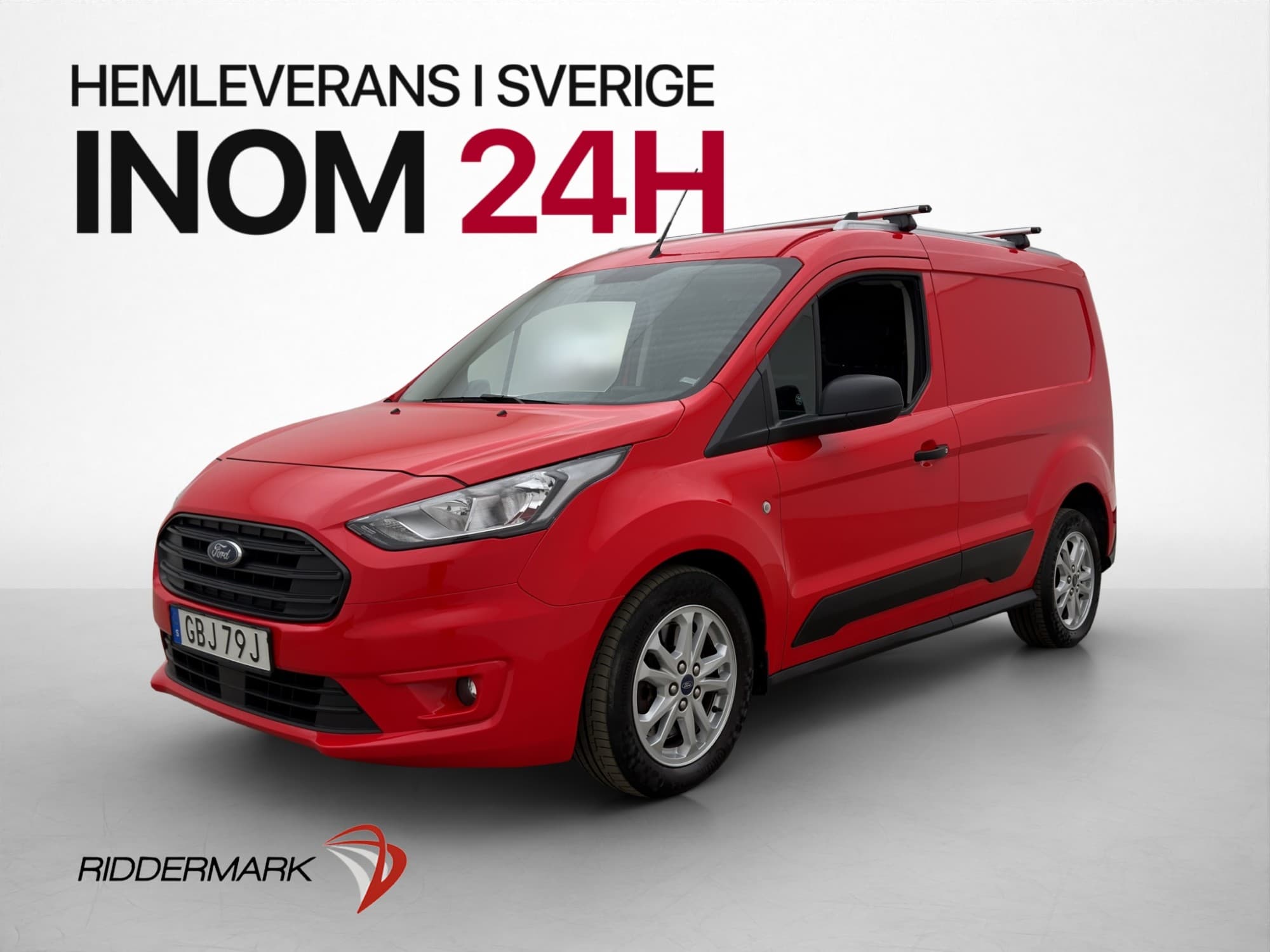 Ford Transit Connect Värmare Drag B-Kamera V-Inredd CARPLAY