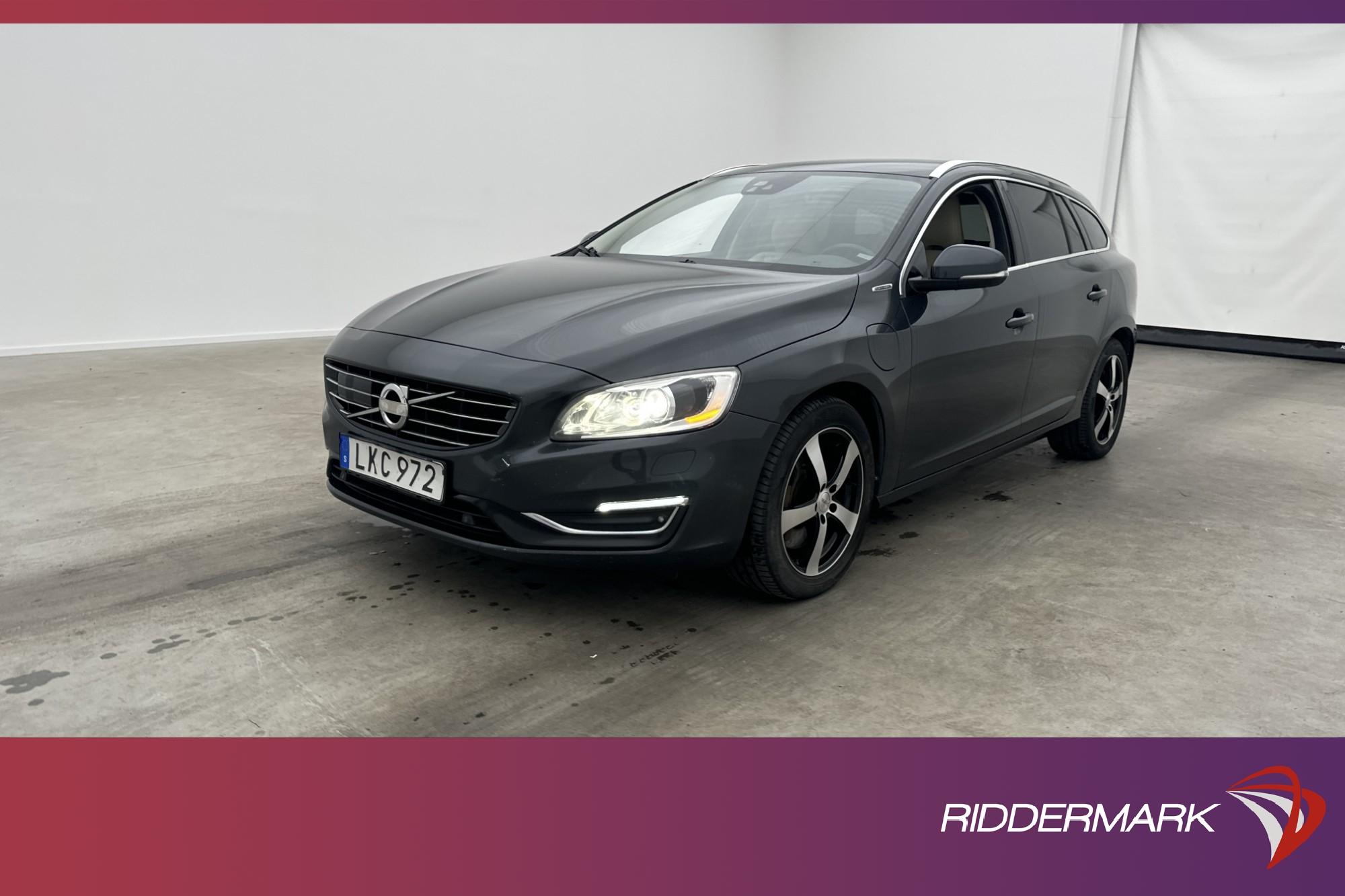 Volvo V60 D6 AWD Plug-in Summum VOC Värm Kamera Navi BLIS