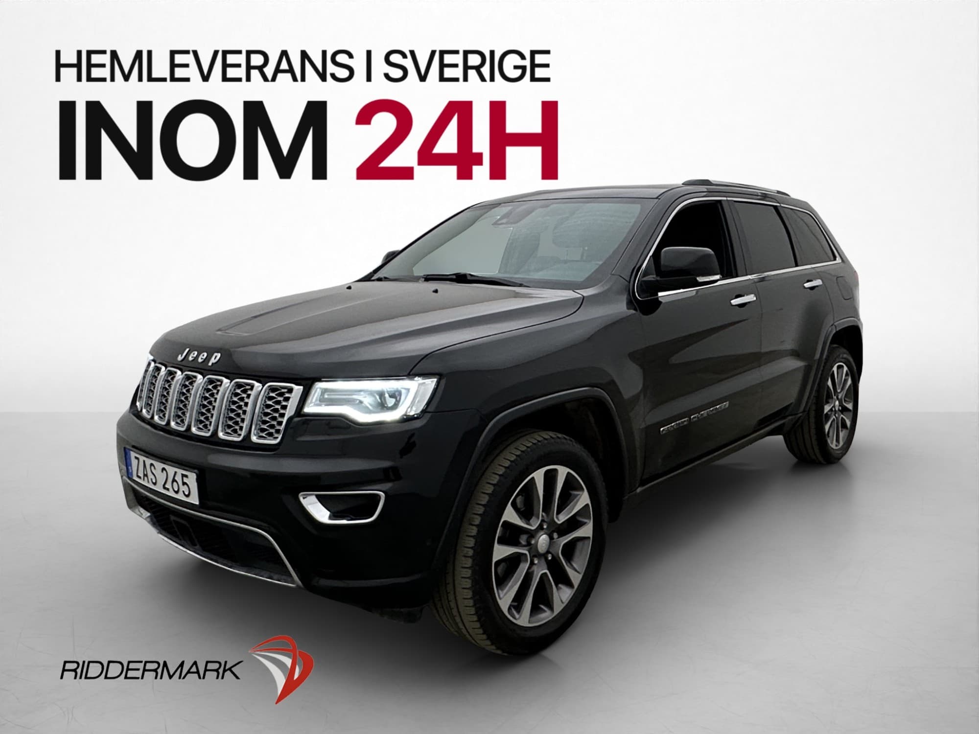 Jeep Grand Cherokee 3.0 V6 250hk 4WD Overland Pano Drag H/K
