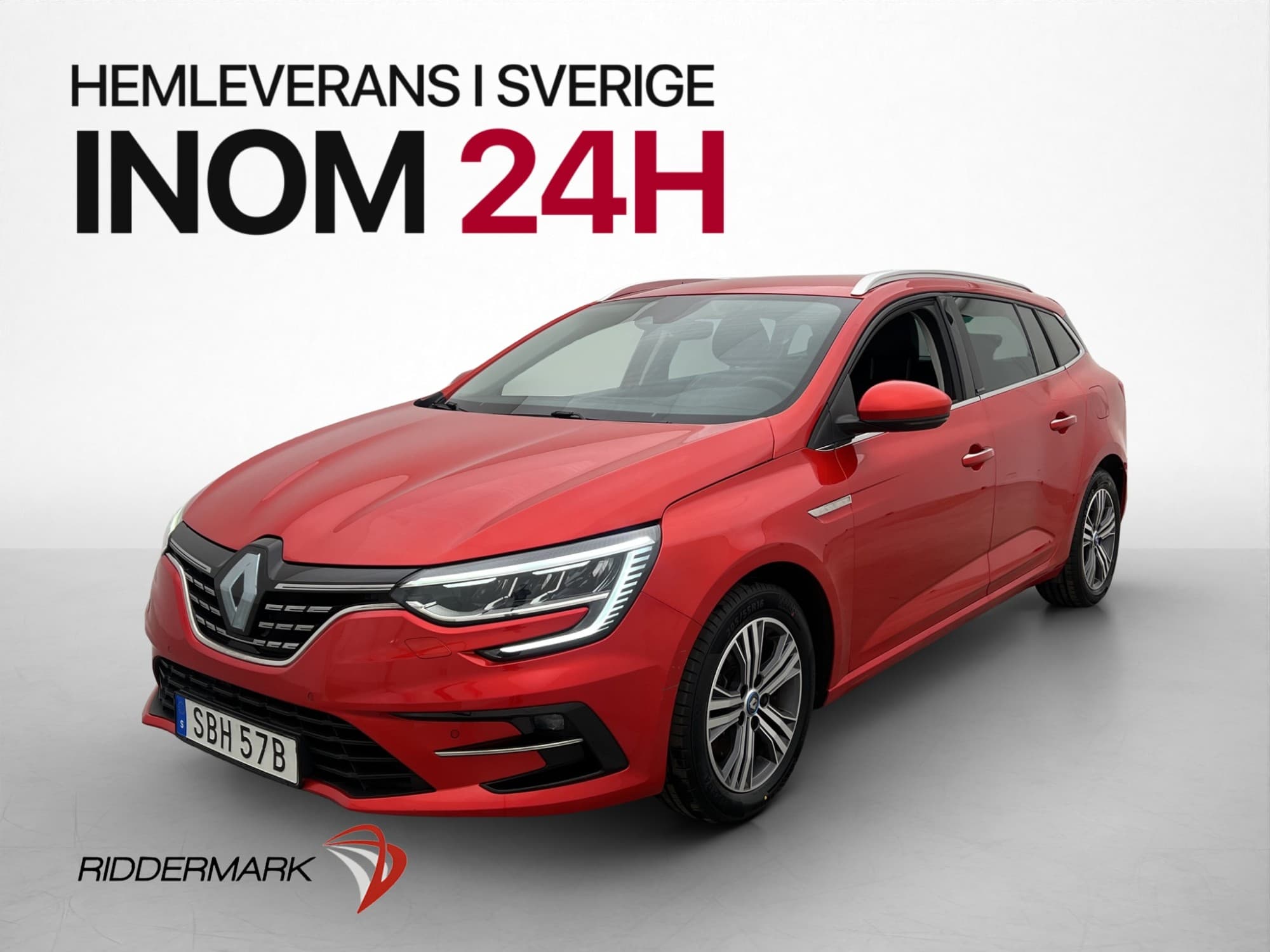 Renault Mégane E-TECH Plug-in 160hk Drag Halvskinn Navi