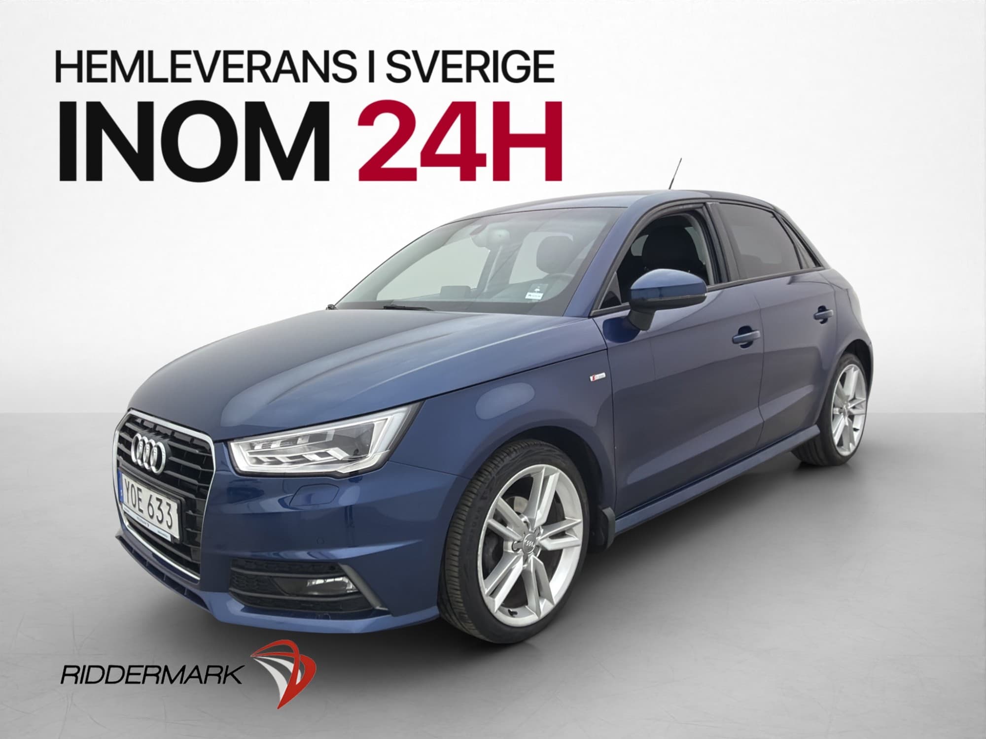 Audi A1 Sportback 1.0 TFSI S-Line Sensorer Bluetooth