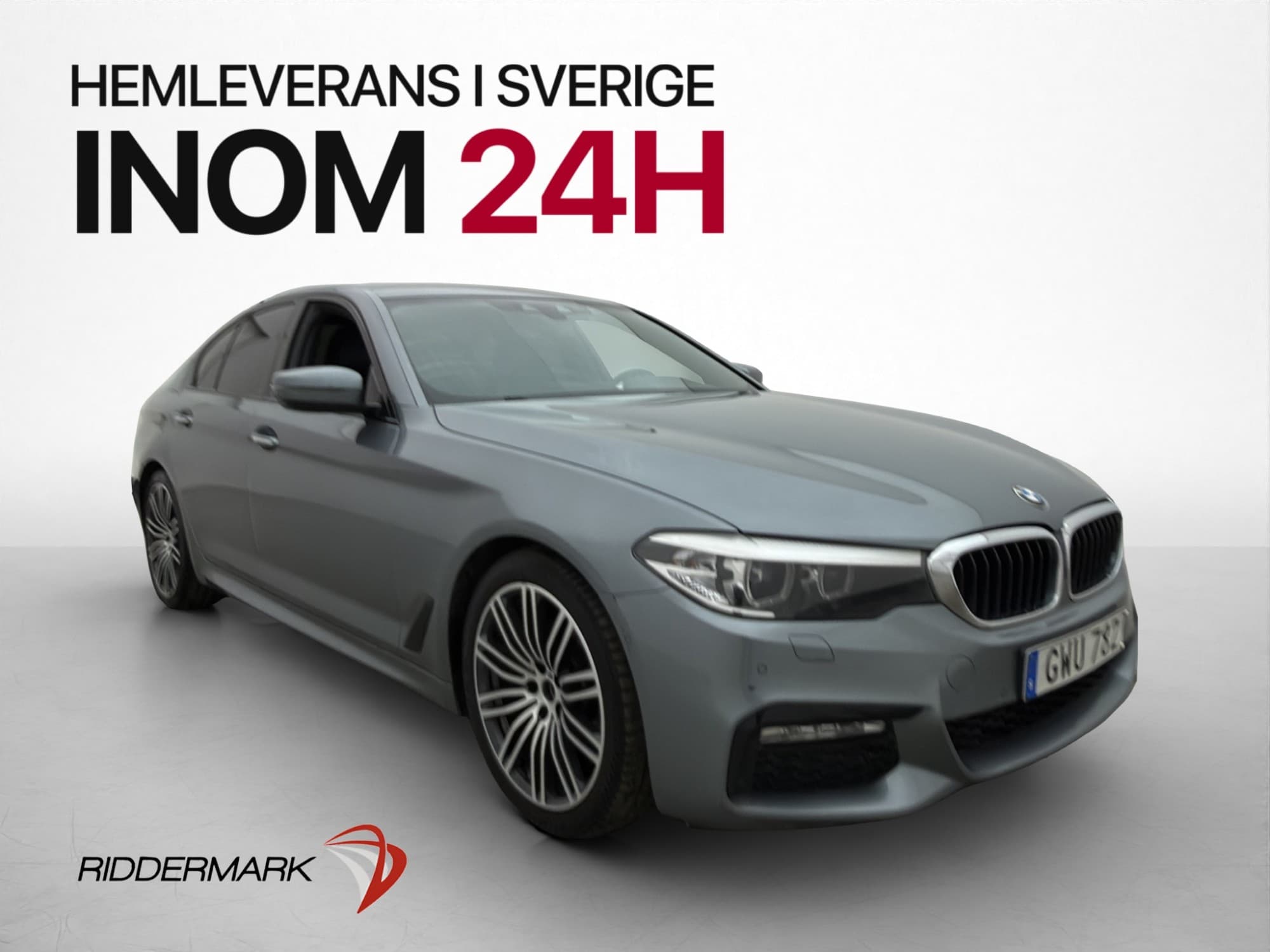 BMW 520d Sedan 190hk M Sport Skinn Kamera HiFi Navi Ambient