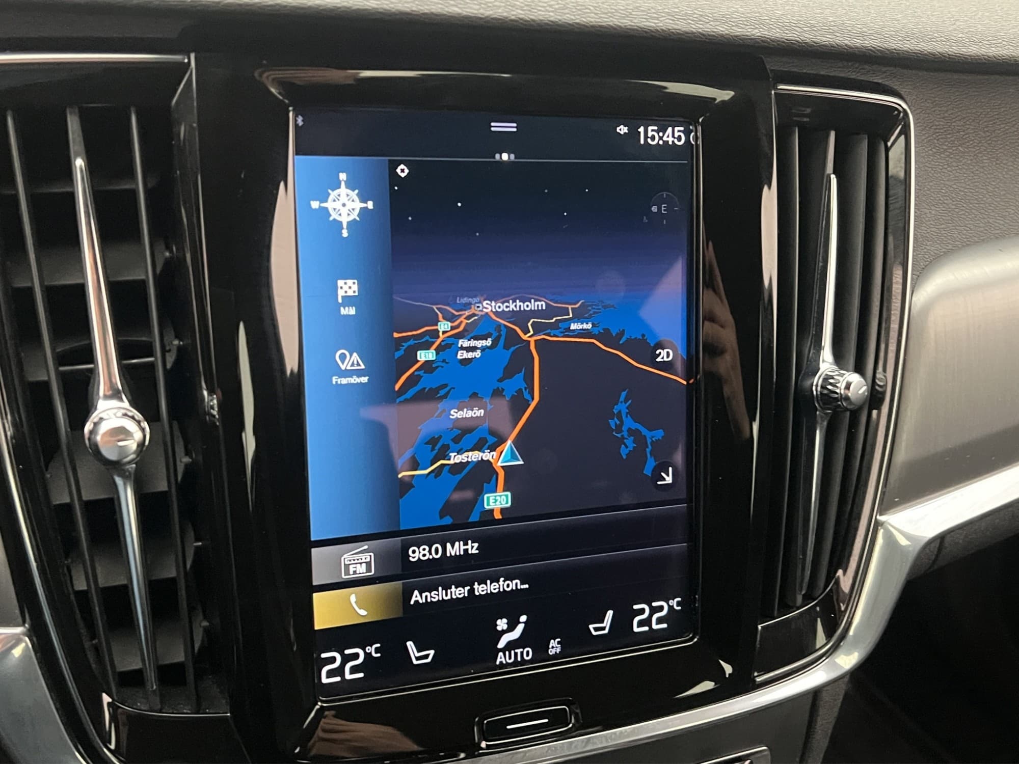 Volvo S90 D4 Advanced VOC Värmare Kamera CarPlay Rattvärme