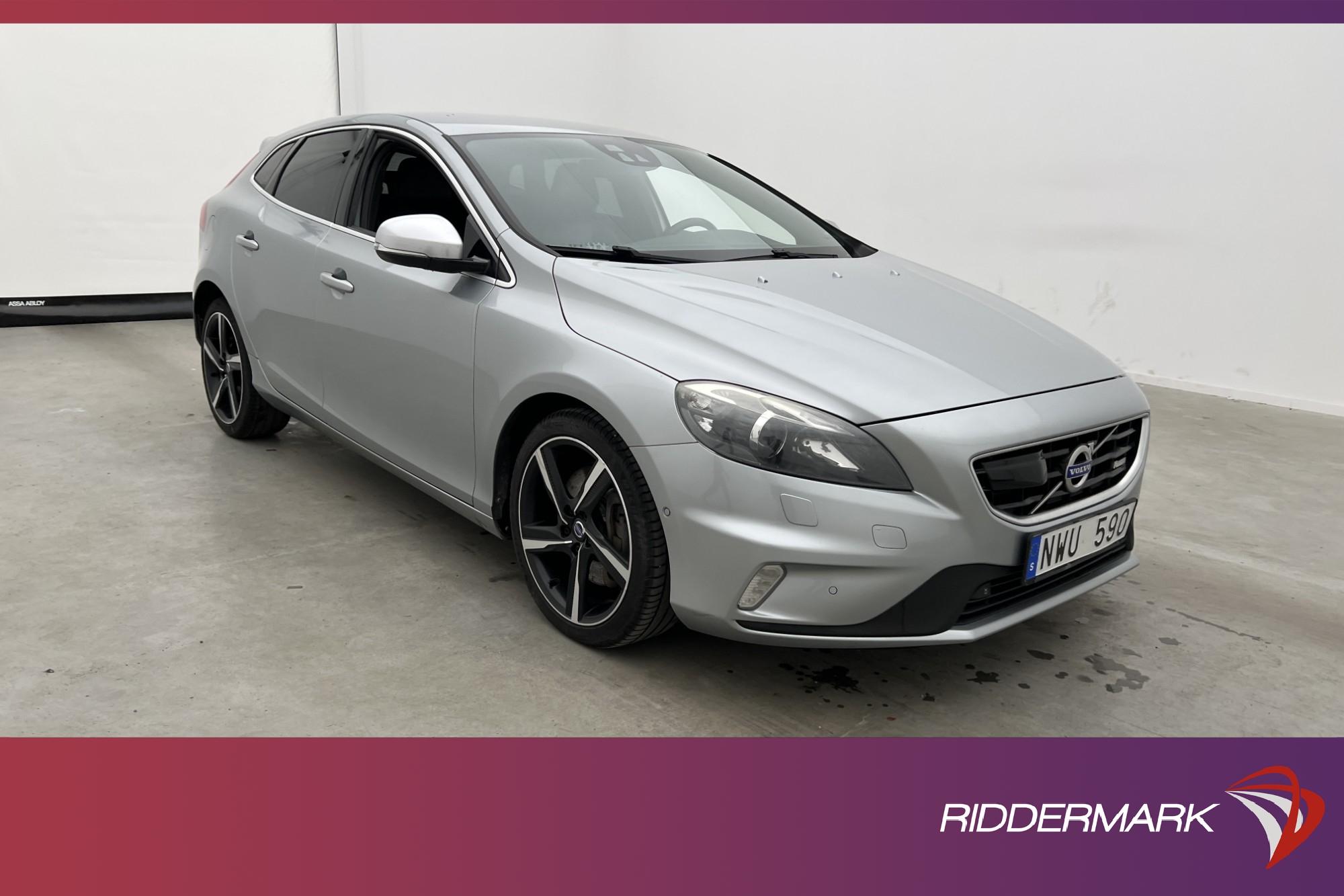 Volvo V40 D4  R-Design VOC D-Värm B-Kamera Navi Skinn