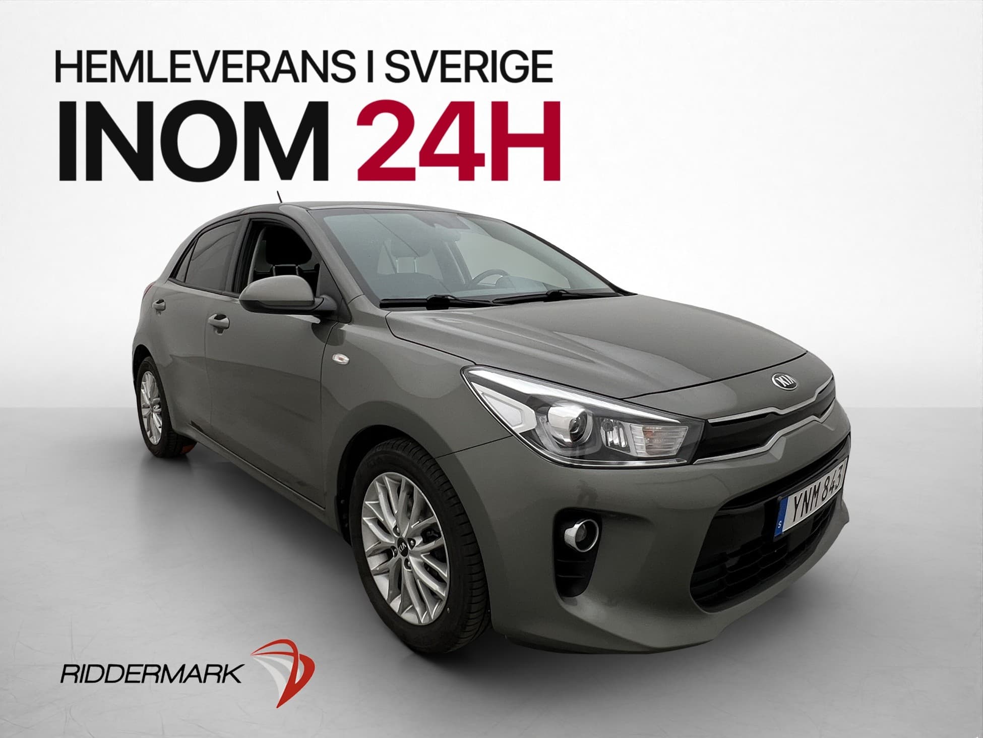 Kia Rio 1.2 CCVT 84hk B-Kamera Farthållare Carplay