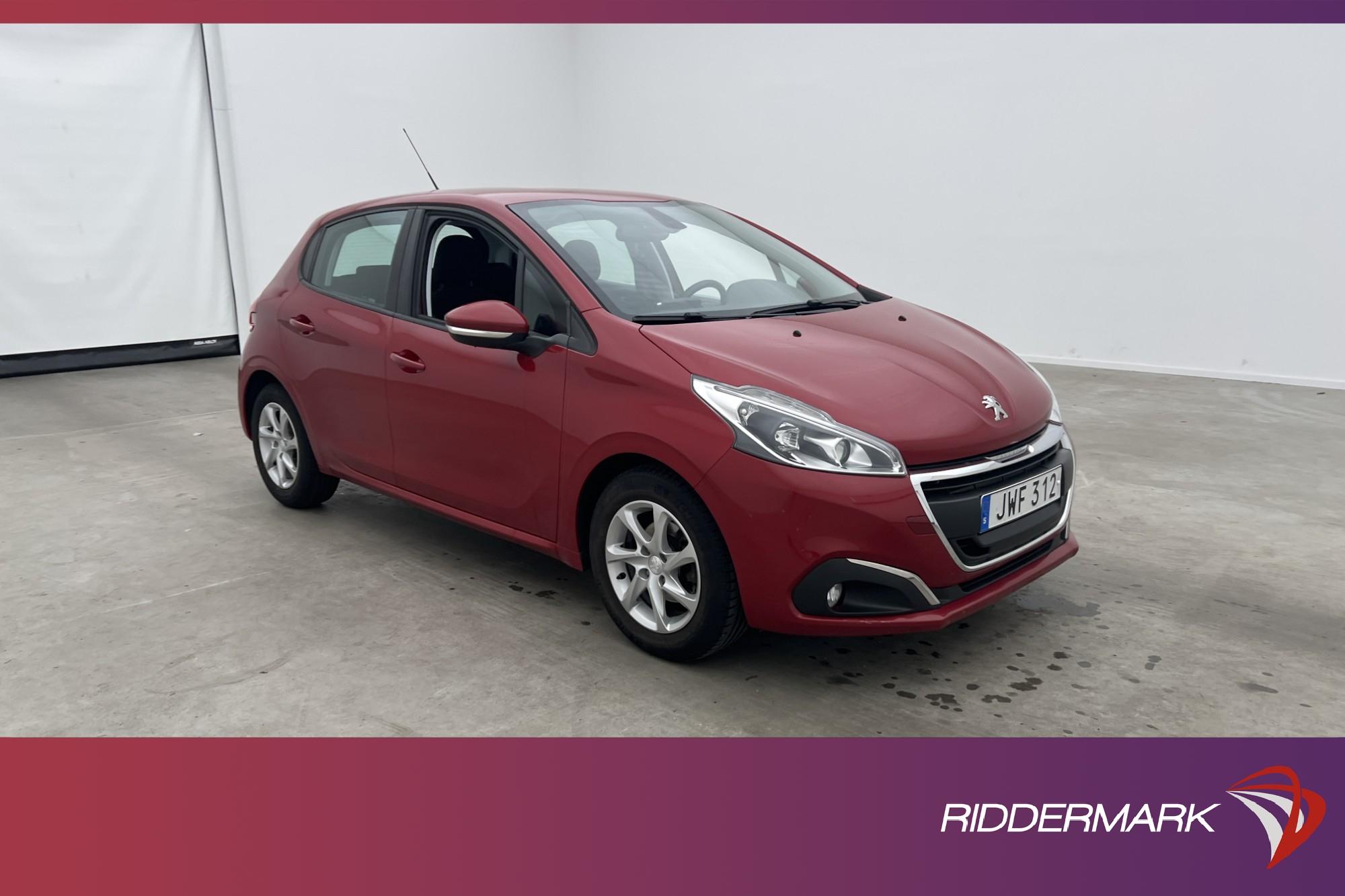 Peugeot 208 VTi 82hk Active Farthållare Välservad 0,45l/mil