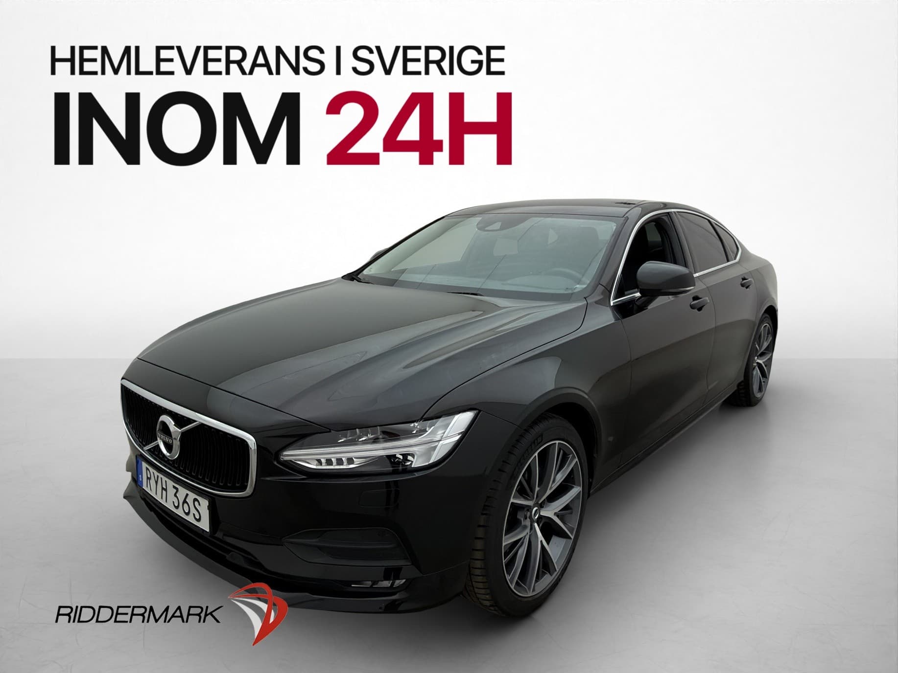 Volvo S90 D5 AWD Pro Skinn Värmare Kamera Navi VOC Carplay