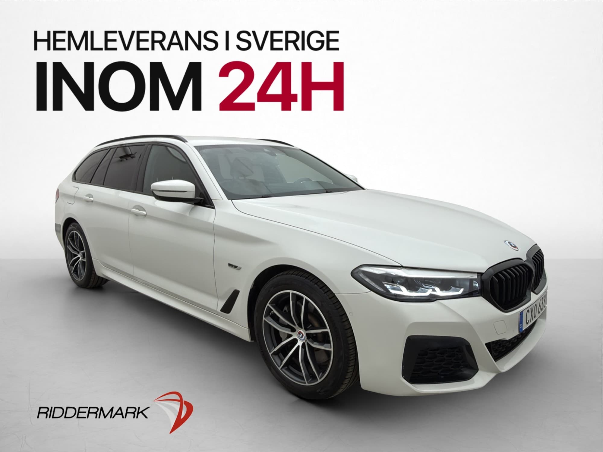 BMW 530e xDrive Touring M-Sport H/K Drag 360° Läder