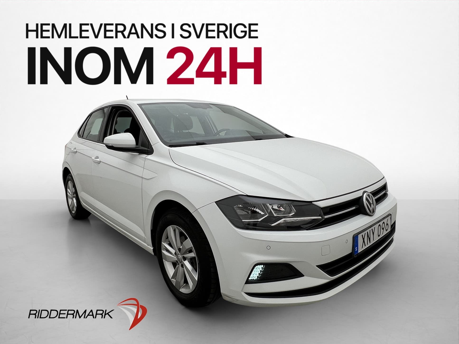 Volkswagen Polo 5-dörrar 1.0 TSI 95hk P-Sensorer Bluetooth