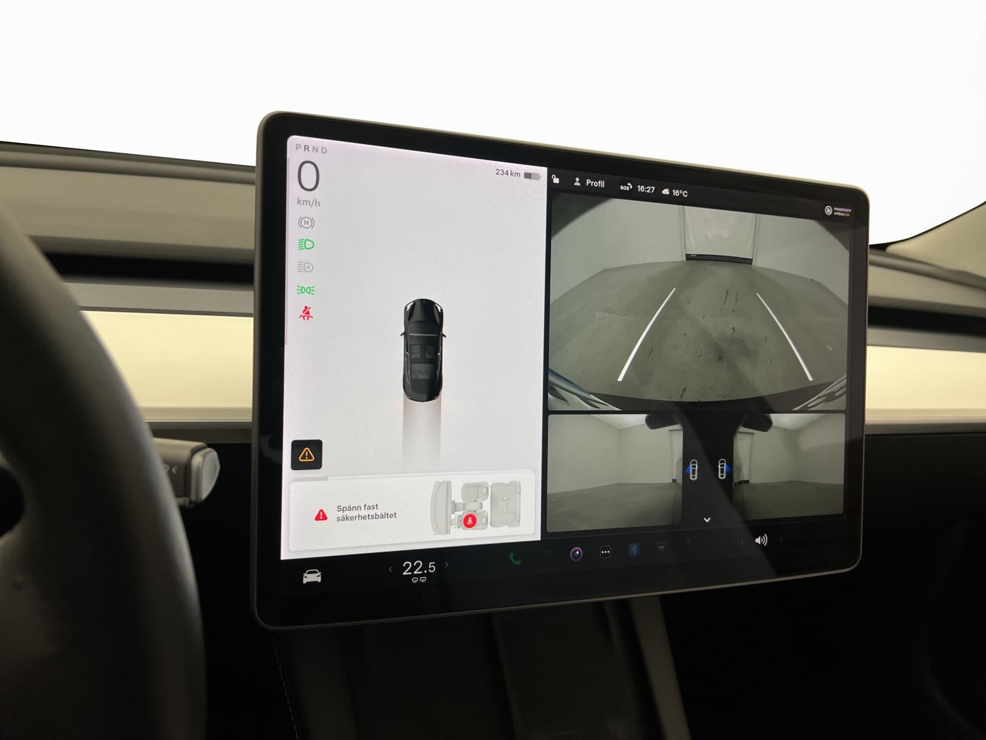 Tesla Model 3 Long Range AWD Autopilot Ljus-interiör