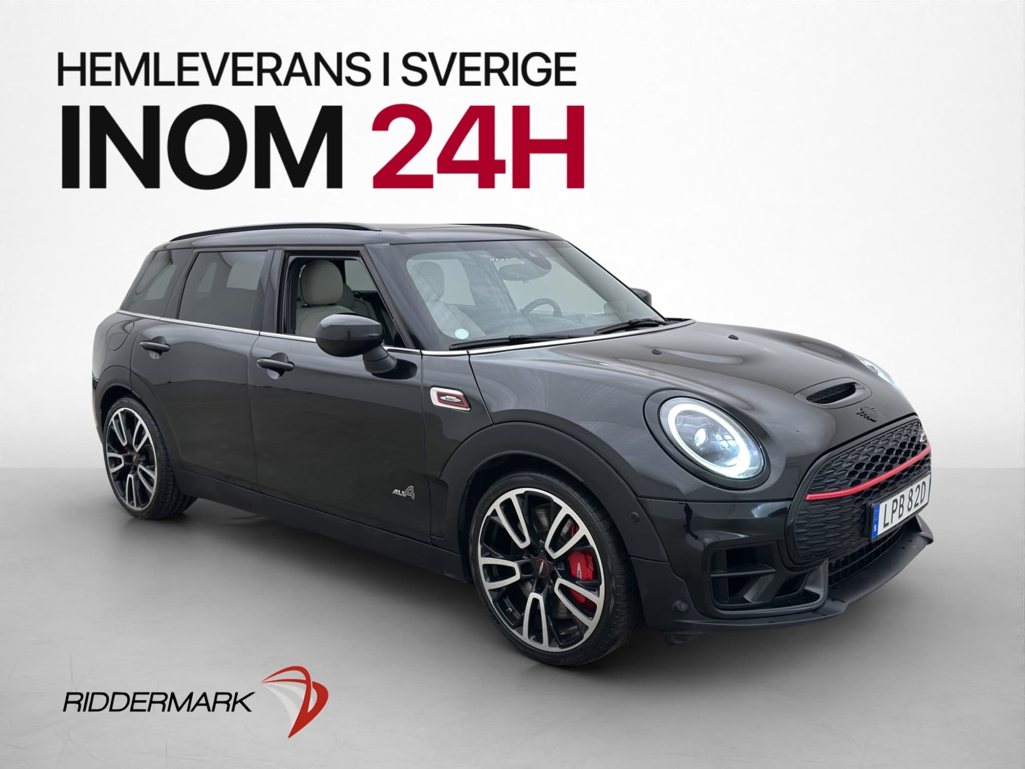 MINI John Cooper Works ALL4 Clubman 306hk Pano Skinn Kamera