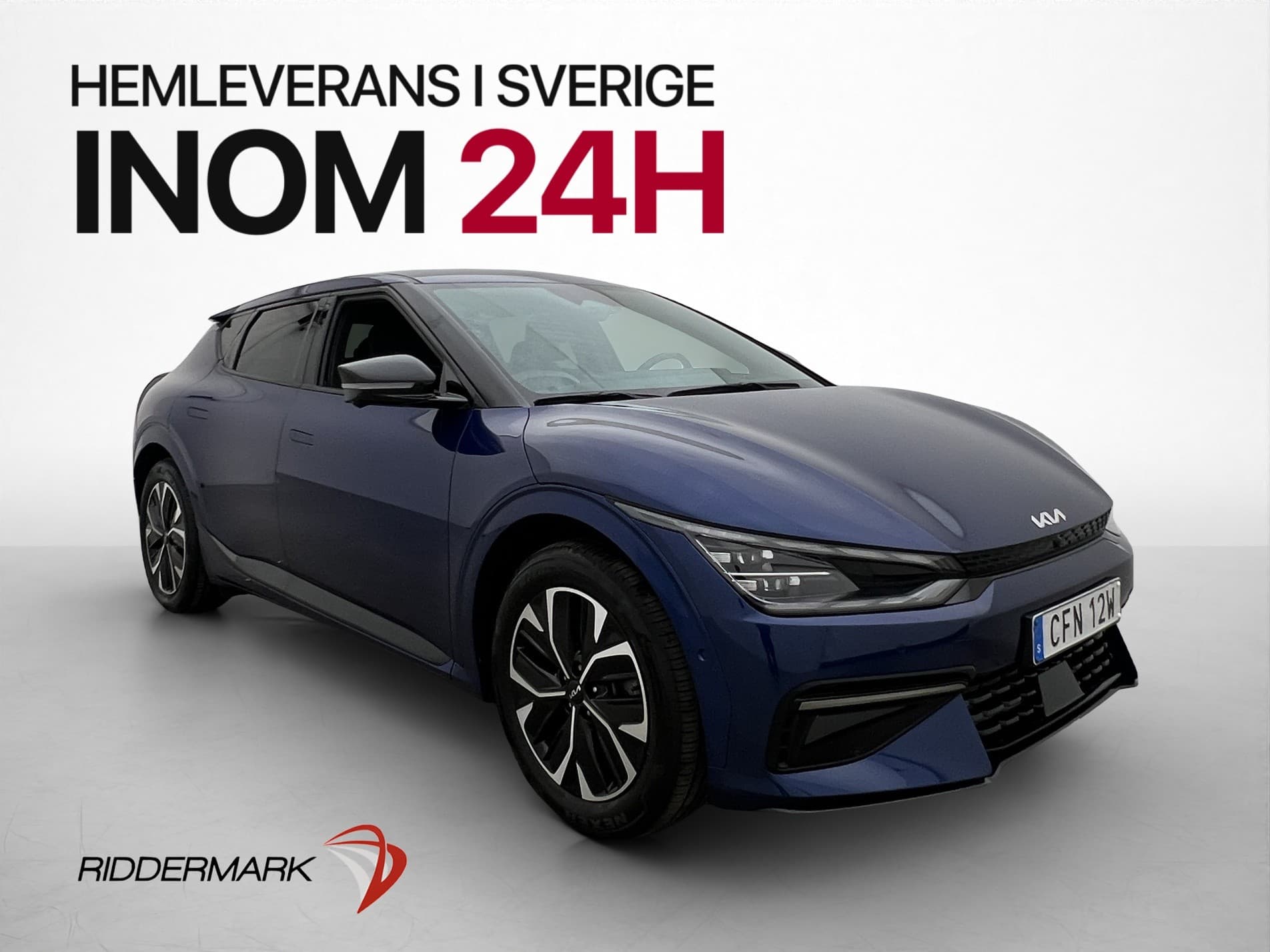 Kia EV6 77.4 kWh AWD GT-Line 360° Meridian HuD Rattvärme