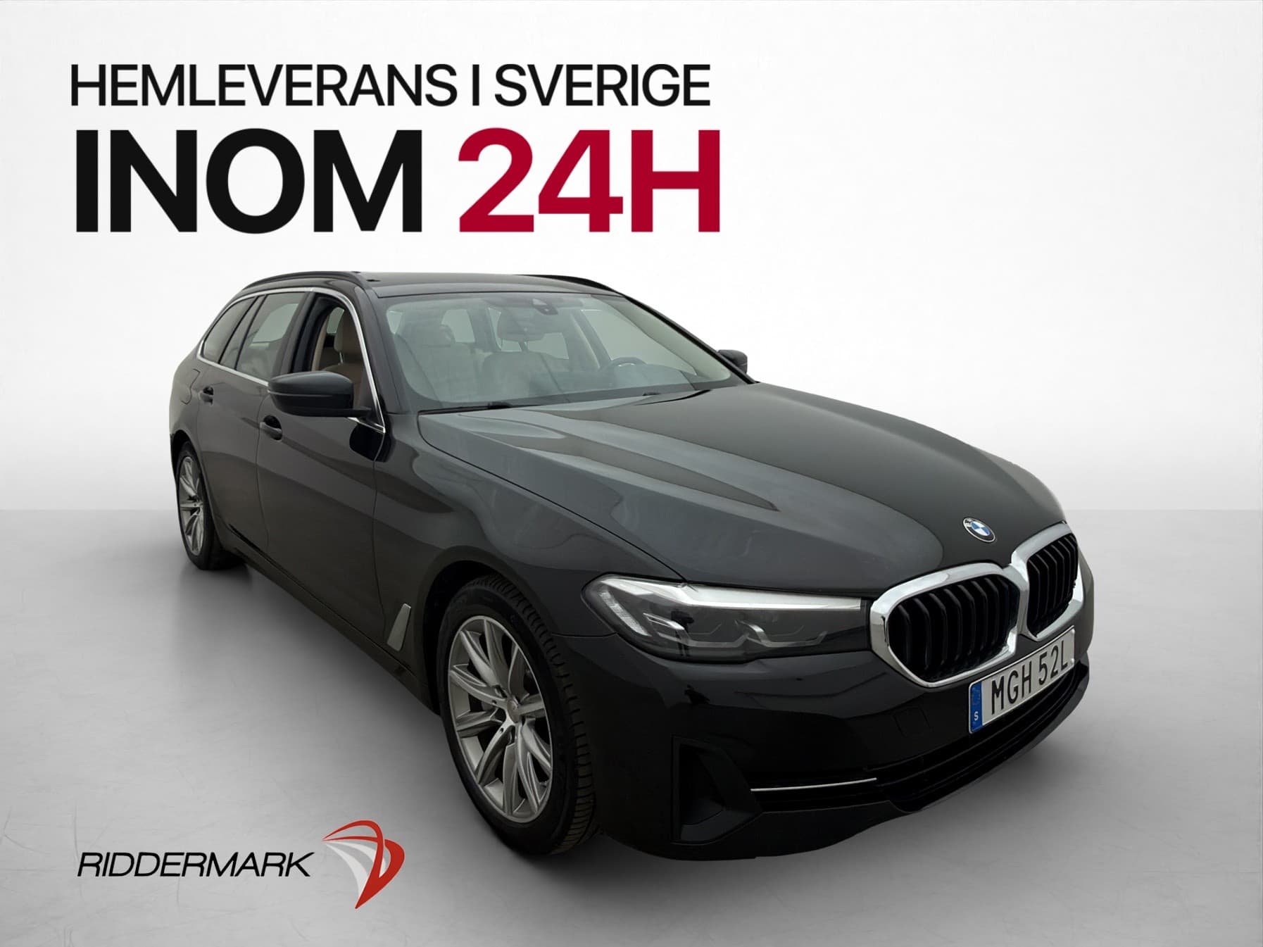 BMW 530e xDrive 292hk 1 Brukare Drag Skinn Kamera CarPlay