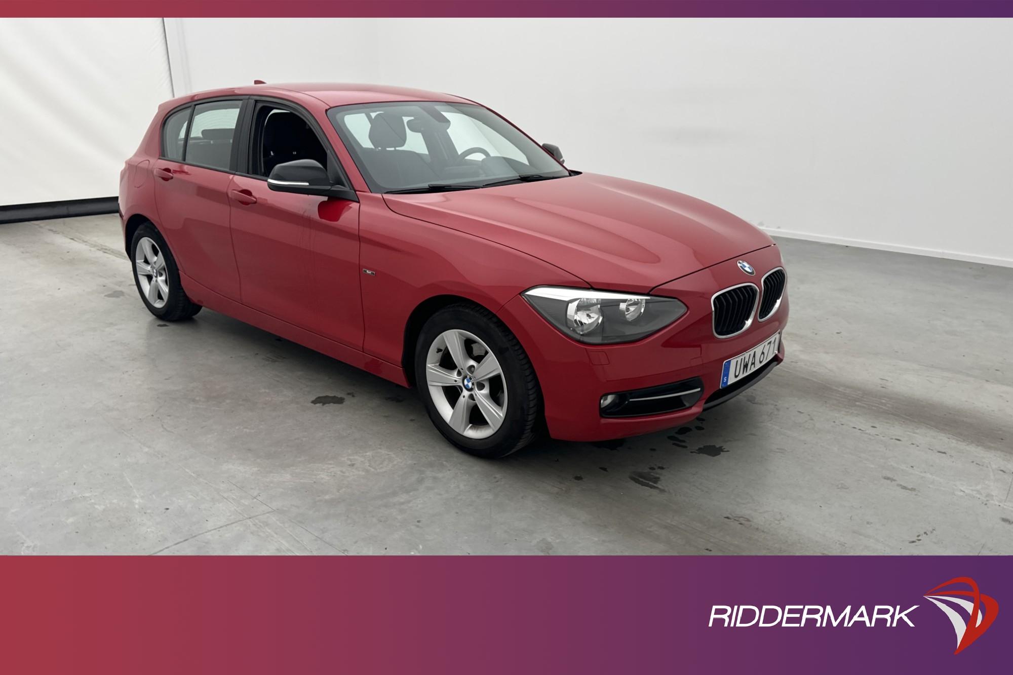 BMW 118 d Sport line Sportstolar P-Sensorer 0.45l/Mil