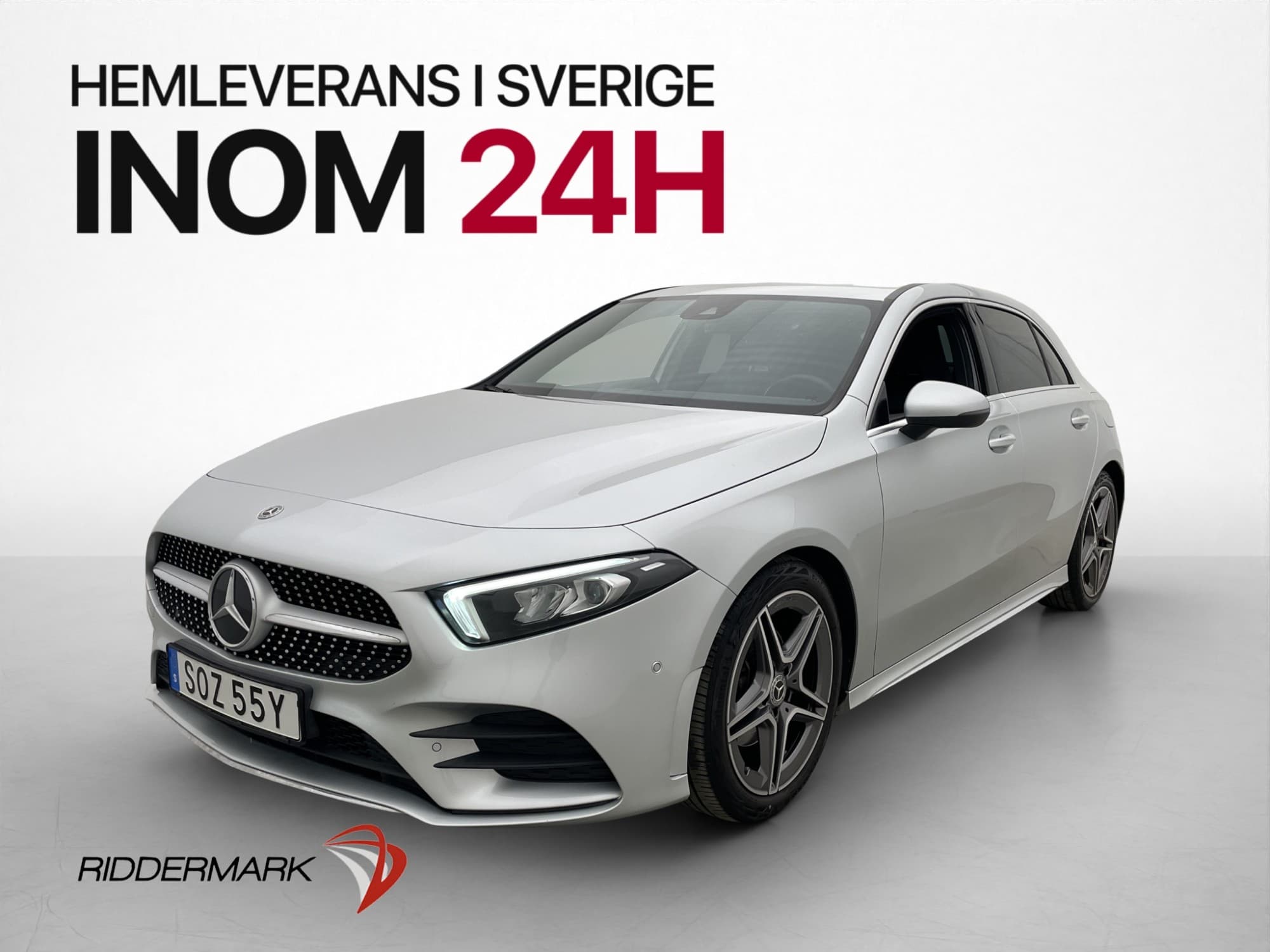 Mercedes-Benz A200 163hk AMG Line Widescreen HalvSkinn Navi