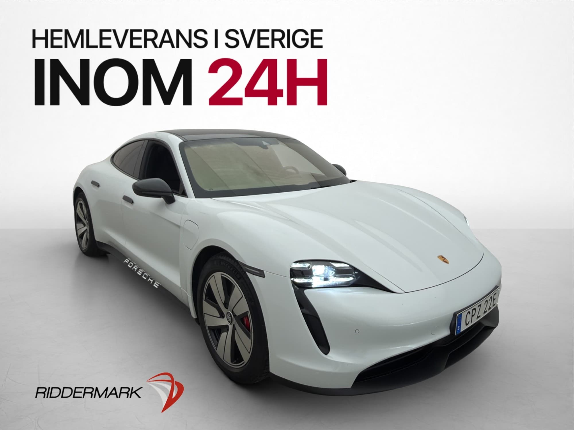 Porsche Taycan 4S DD AWD Pano Matrix Värmare Skinn Carplay